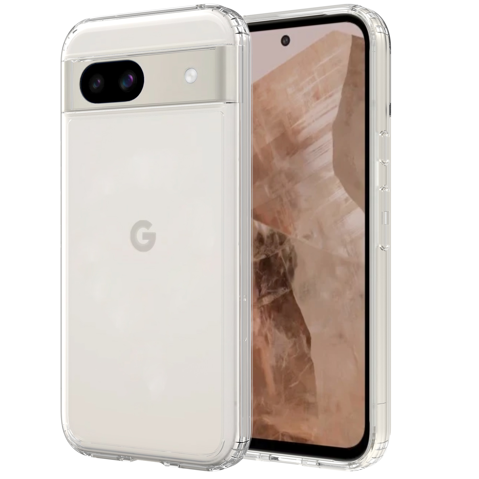 Funda Híbrida Crystal Hybrid Google Pixel 8a transparente