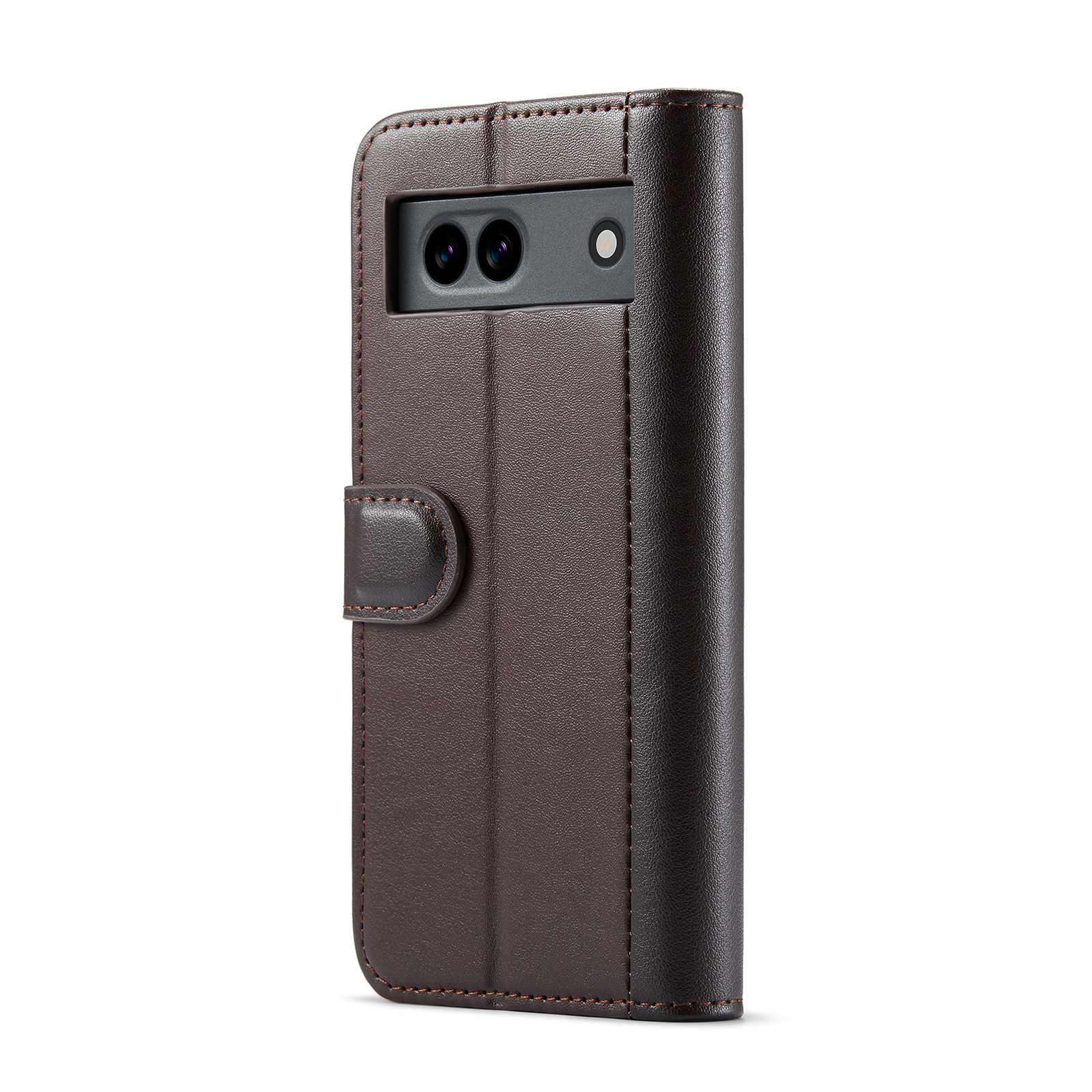 Funda de cuero genuino Google Pixel 8a, marrón