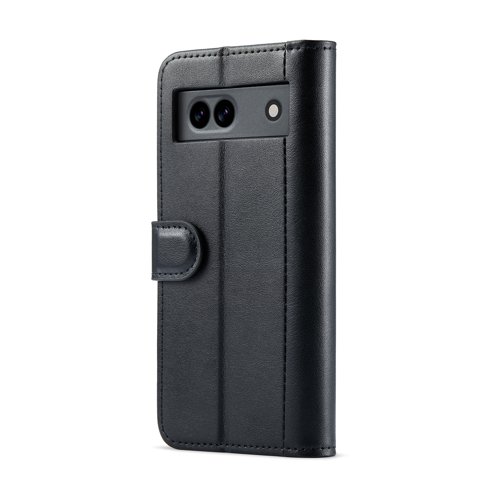 Funda de cuero genuino Google Pixel 8a, negro