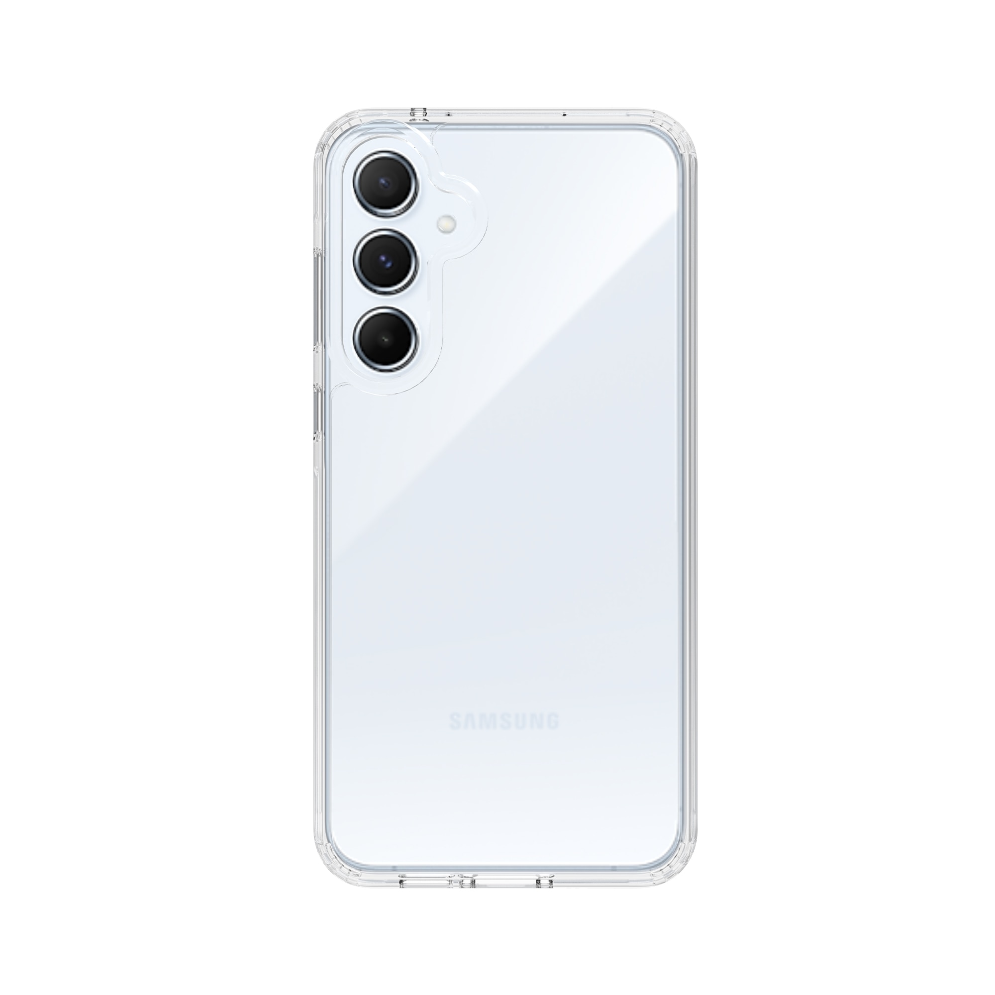 Funda híbrida para Samsung Galaxy A55 transparente