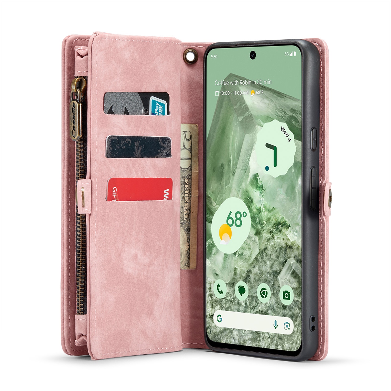 Cartera Multi-Slot Google Pixel 8a rosado