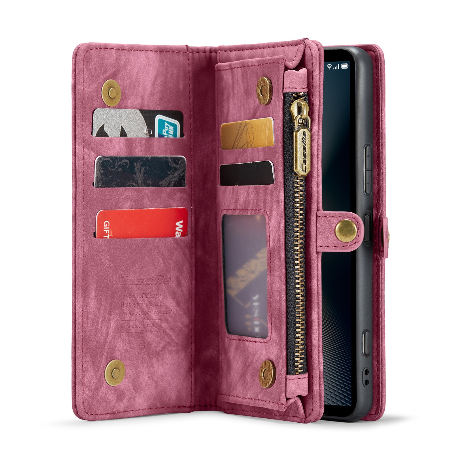 Cartera Multi-Slot Sony Xperia 10 VI rojo