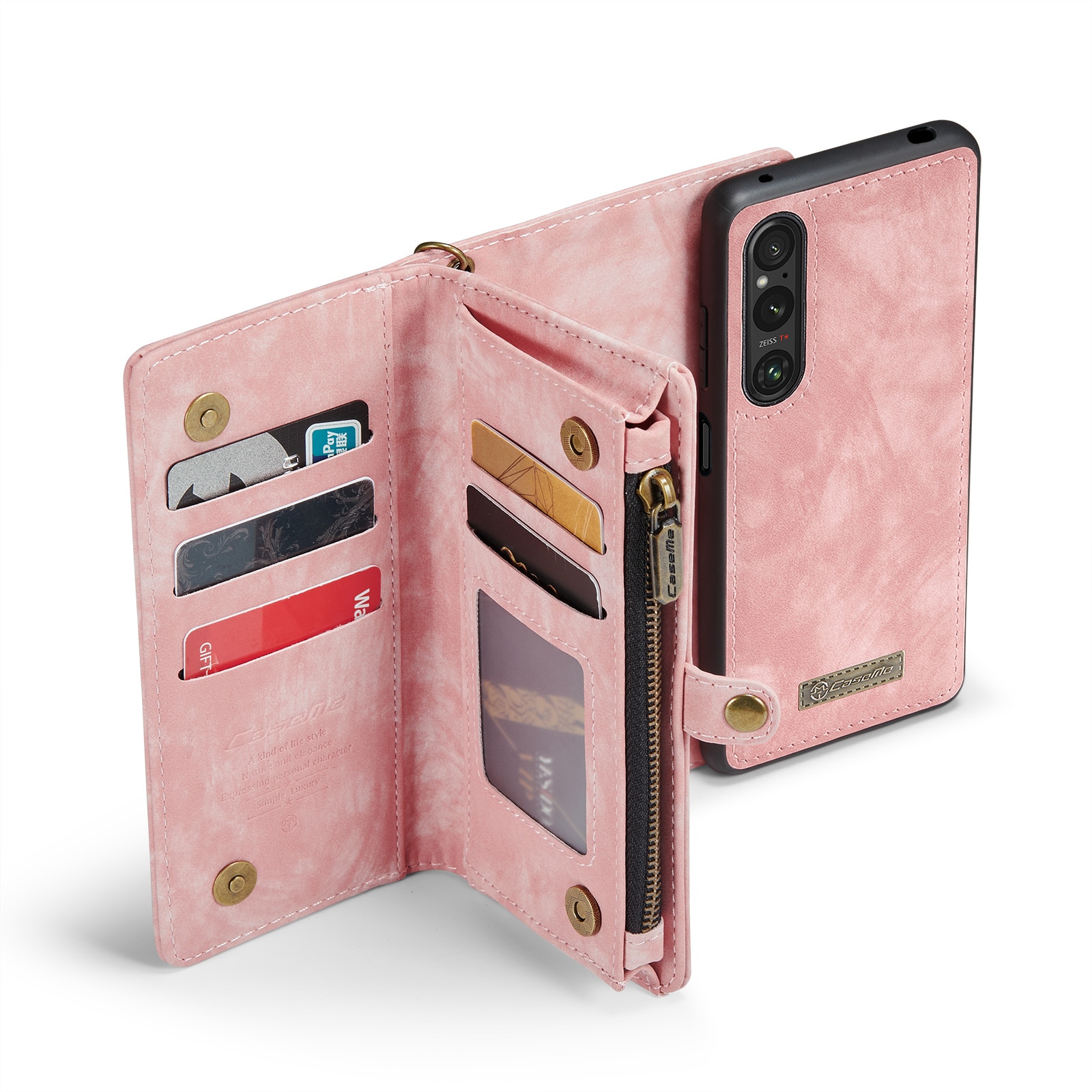 Cartera Multi-Slot Sony Xperia 10 VI rosado