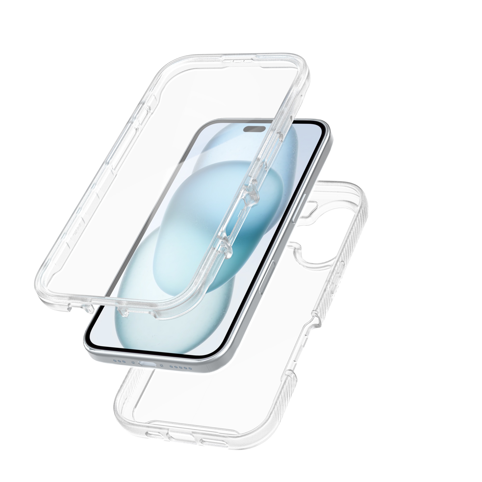 Funda Full Protection iPhone 16 Plus transparente