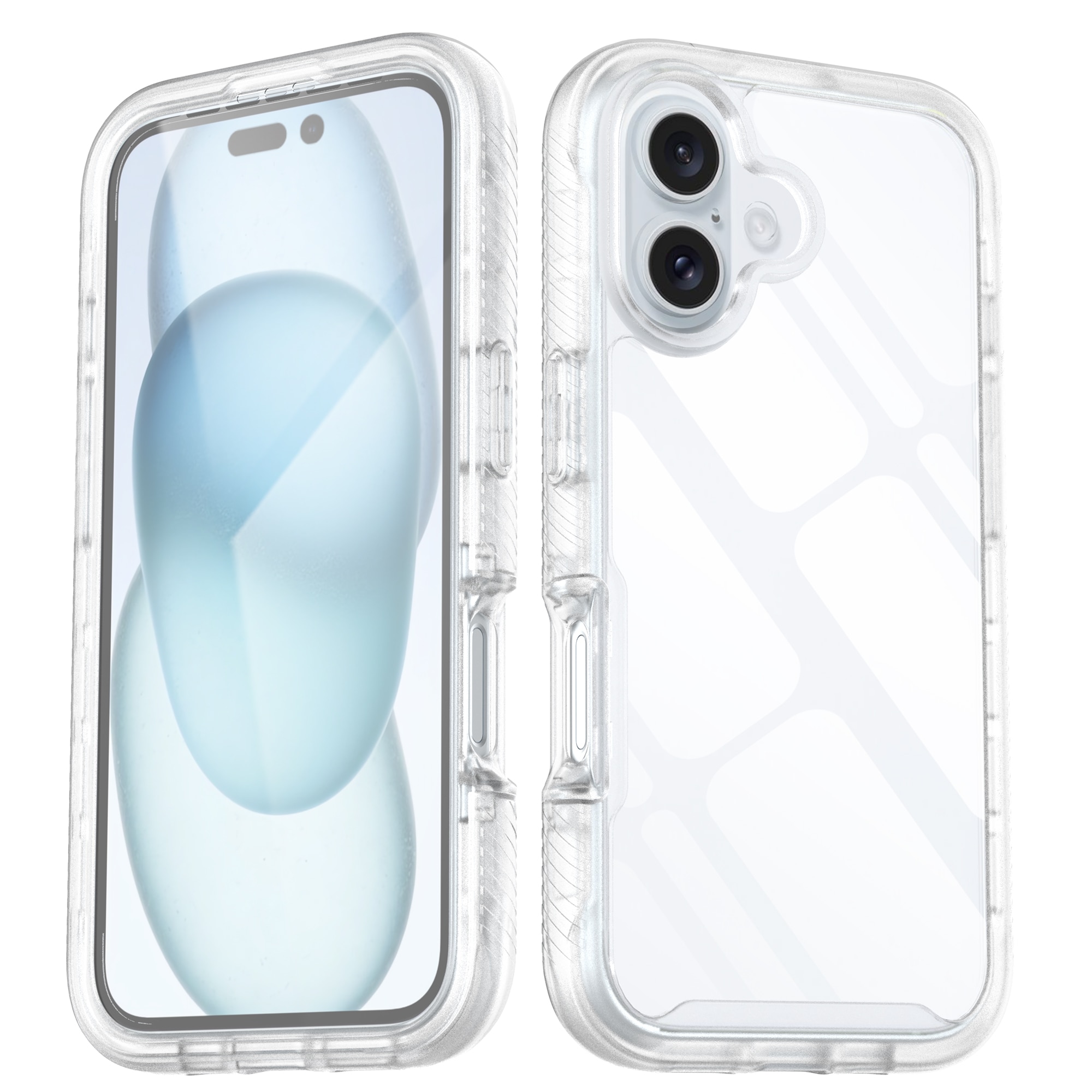 Funda Full Protection iPhone 16 Plus transparente