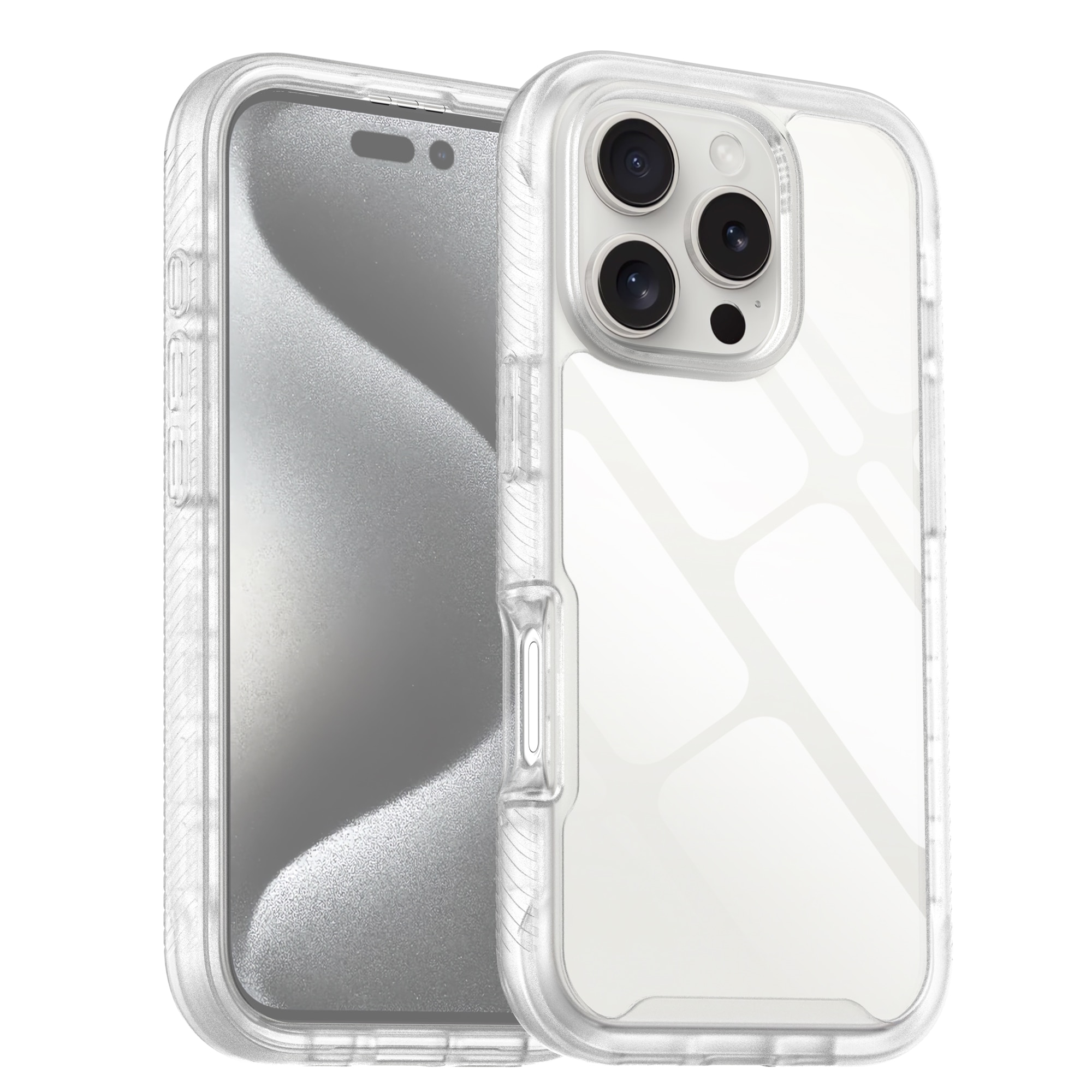 Funda Full Protection iPhone 16 Pro transparente