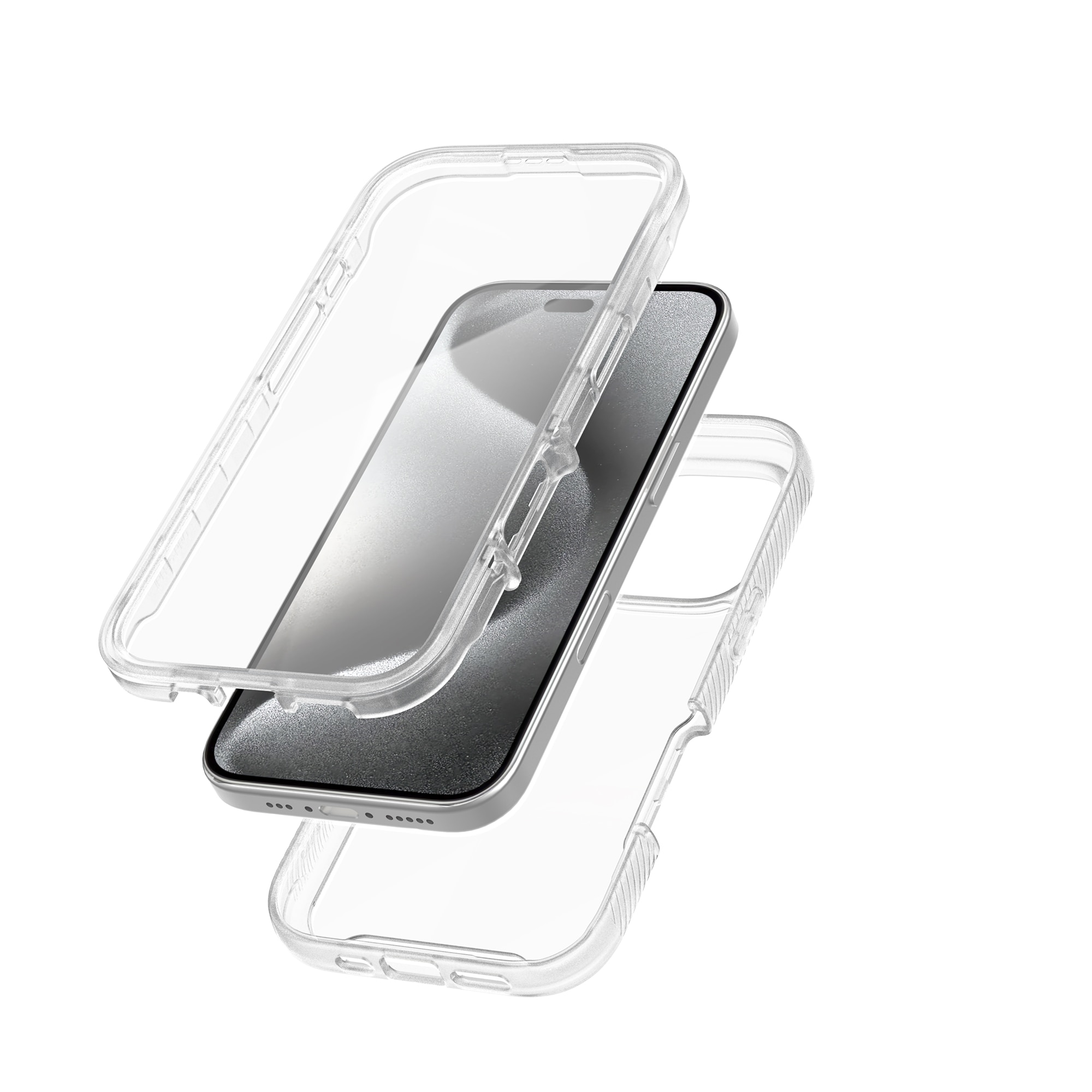 Funda Full Protection iPhone 16 Pro transparente