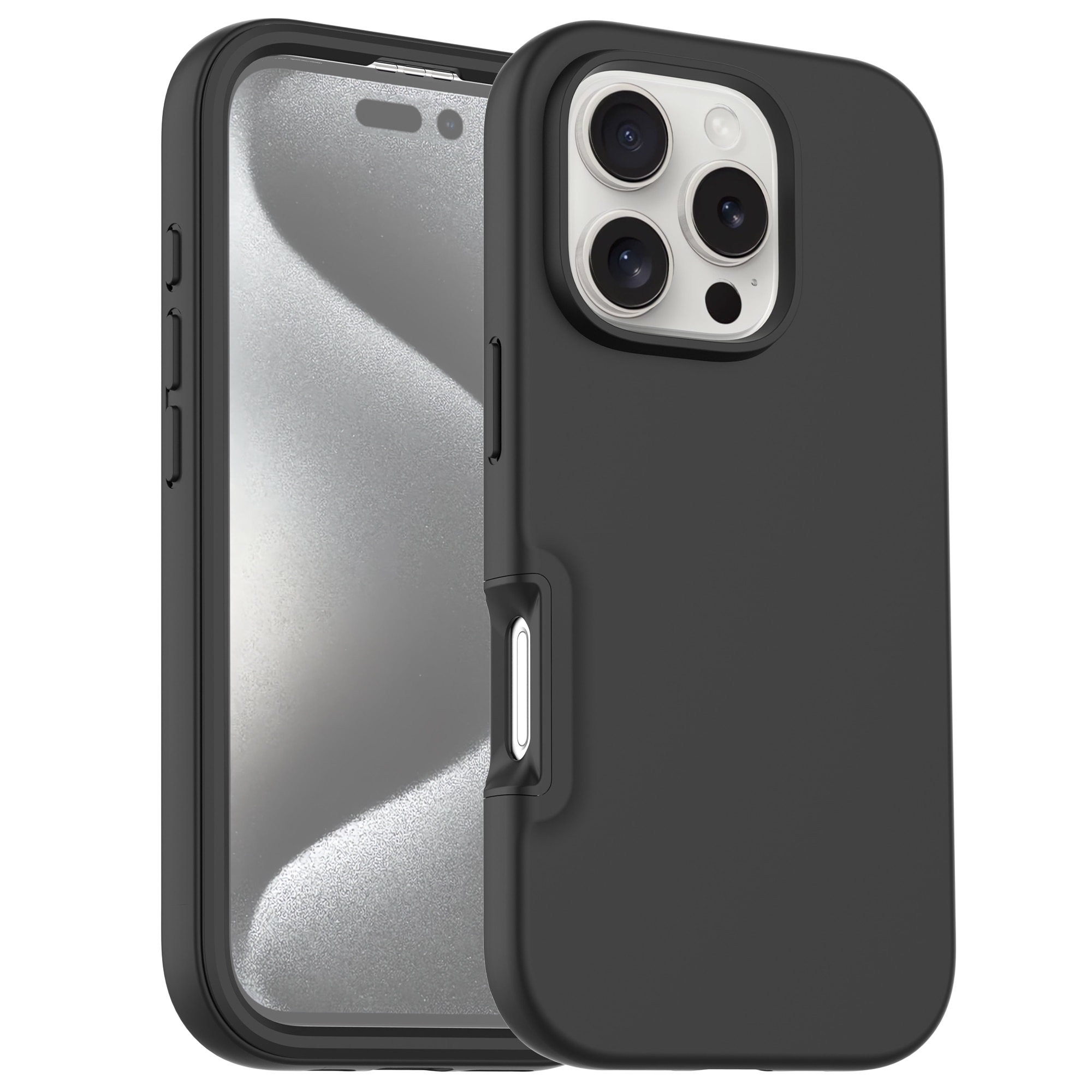 Funda Full Protection iPhone 16 Pro negro