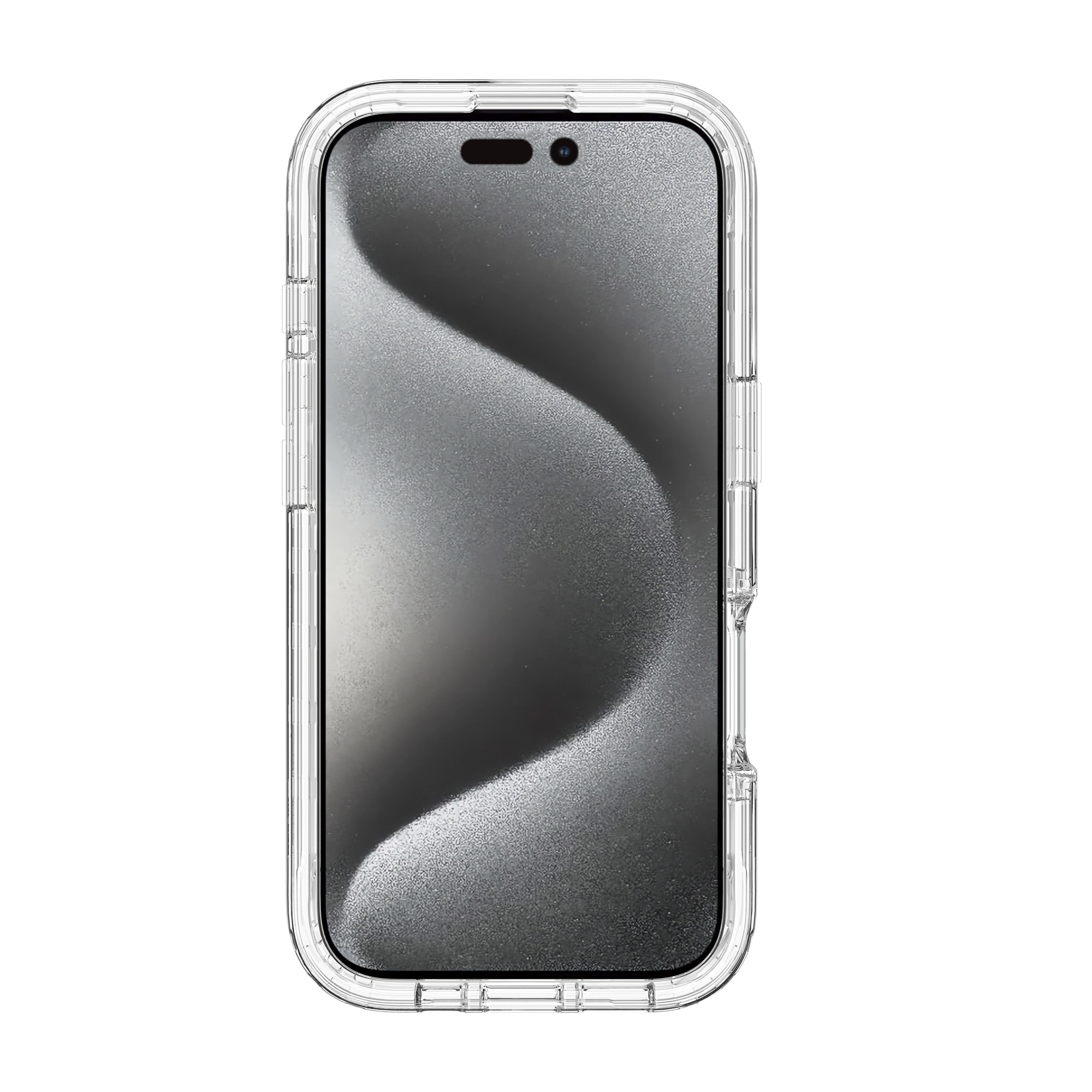 Funda con cobertura total iPhone 16 Pro Max transparente