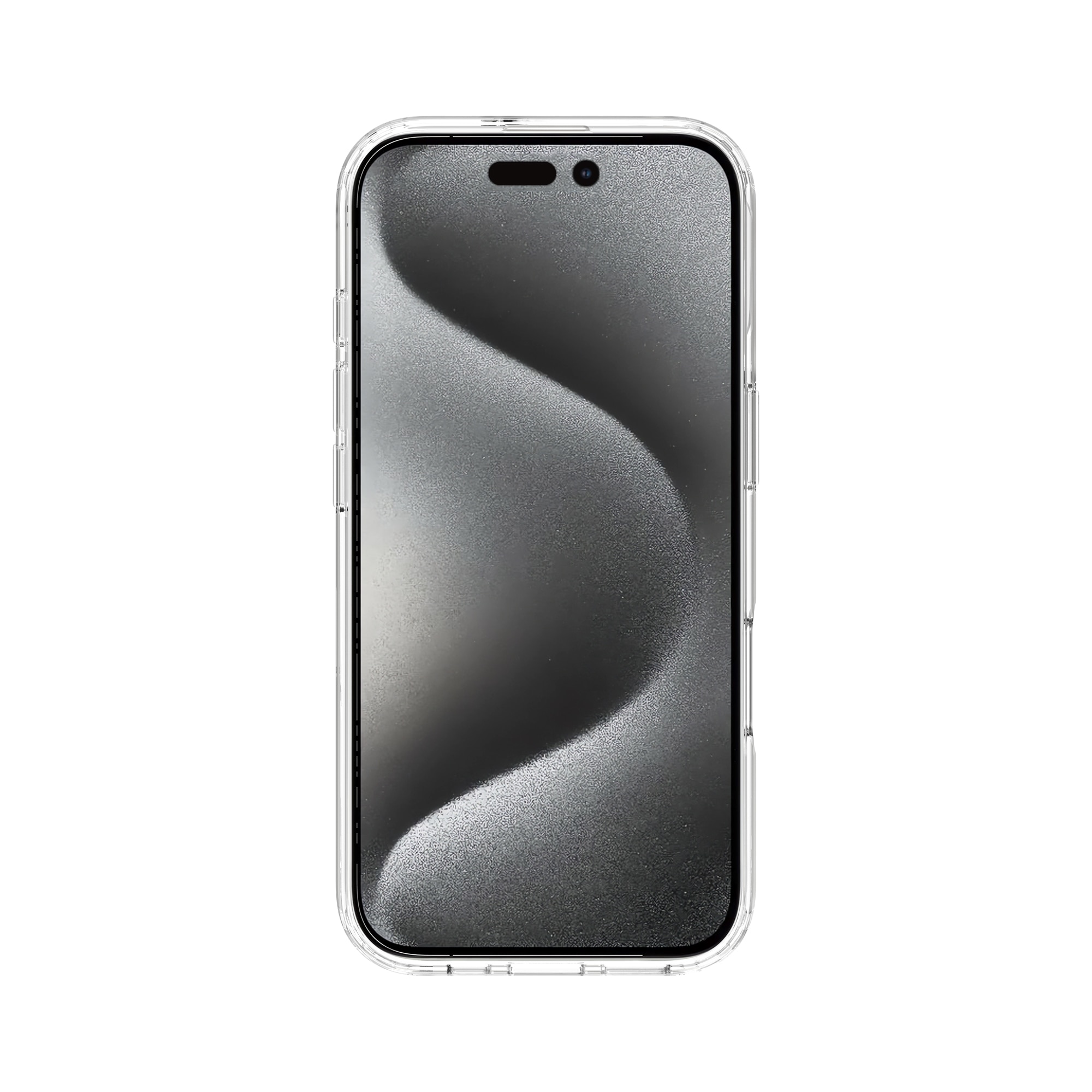 Funda híbrida para iPhone 16 Pro Max transparente