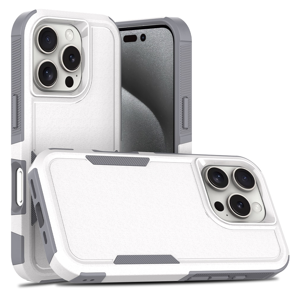 Funda híbrida Off-road iPhone 16 Pro, blanco