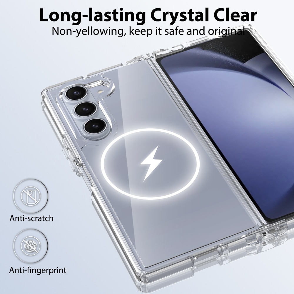 Funda híbrida MagSafe Samsung Galaxy Z Fold 6 transparente