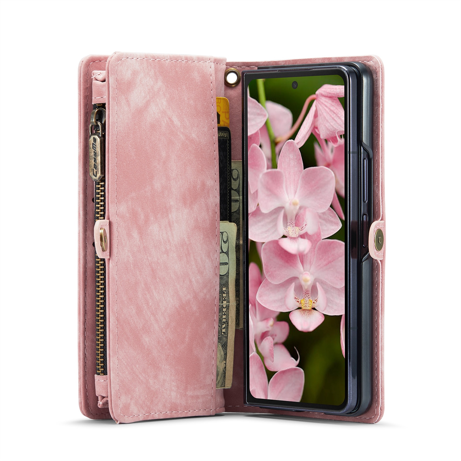 Cartera Multi-Slot Samsung Galaxy Z Fold 6 rosado