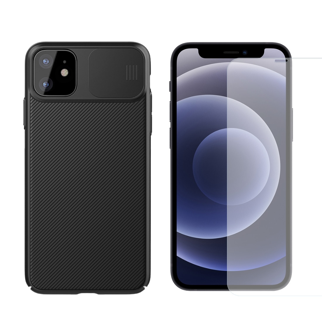 Kit para iPhone 11 : Funda CamShield y protector de pantalla