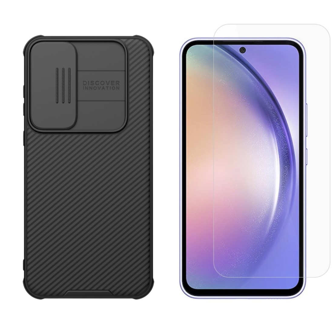 Kit para Samsung Galaxy A55 : Funda CamShield y protector de pantalla