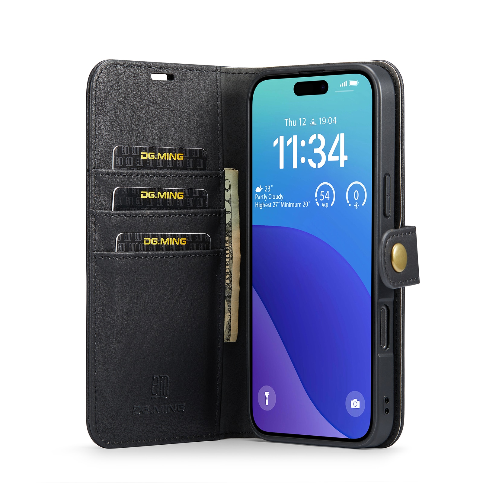 Cartera Magnet Wallet iPhone 16 Pro Max Black