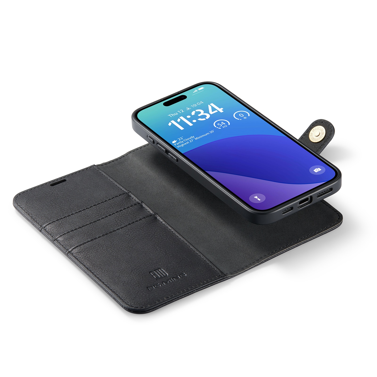 Cartera Magnet Wallet iPhone 16 Pro Max Black