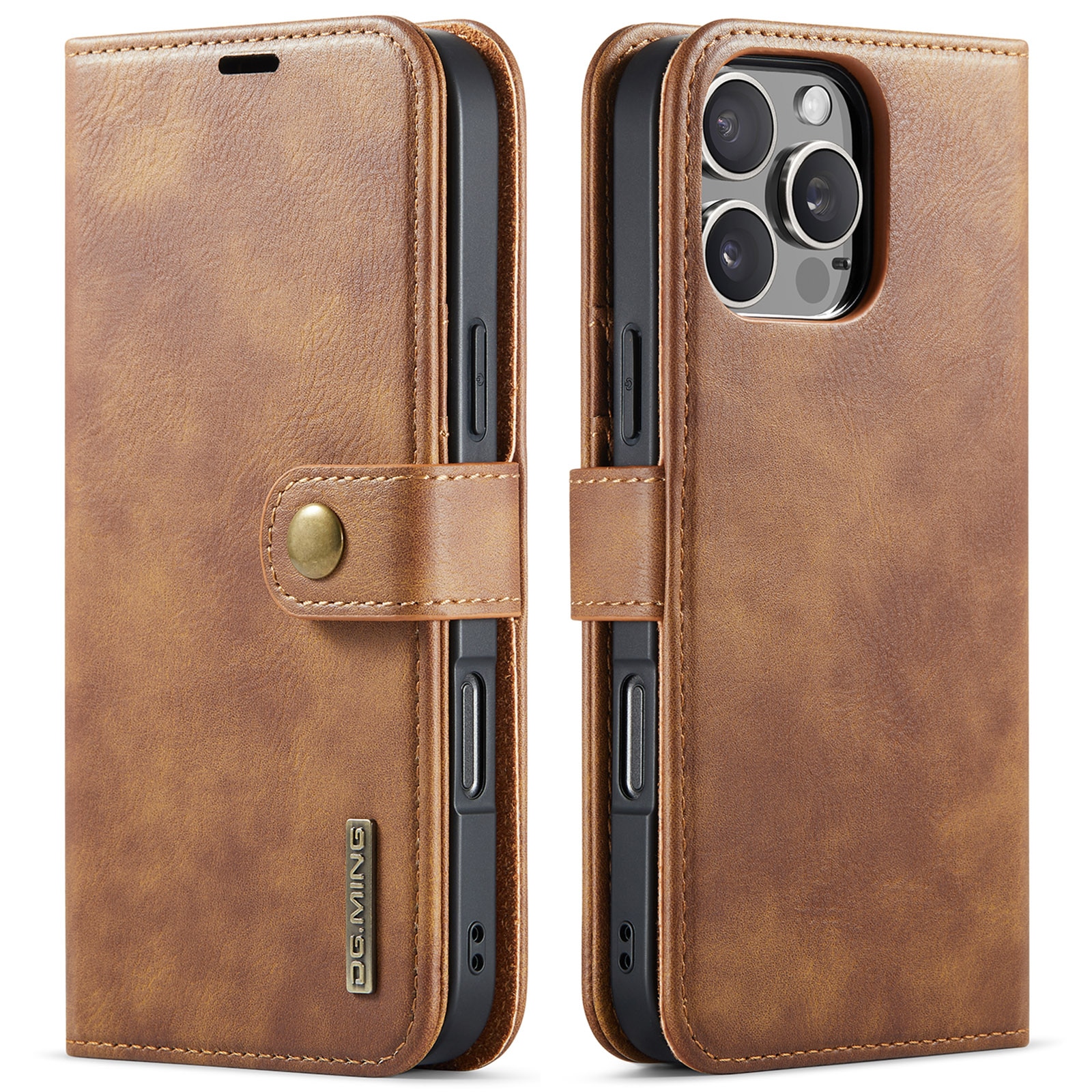 Cartera Magnet Wallet iPhone 16 Pro Cognac