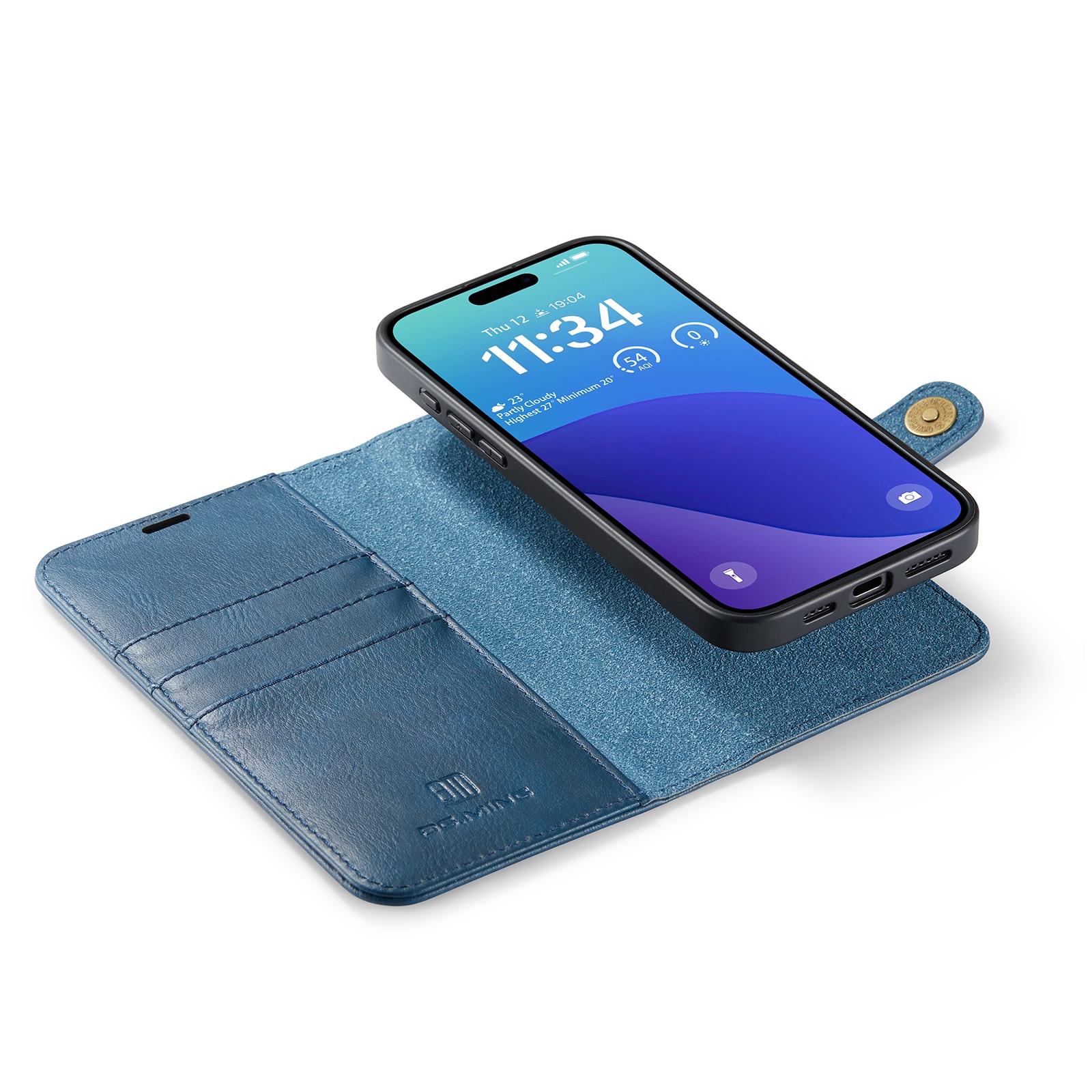 Cartera Magnet Wallet iPhone 16 Pro Max Blue