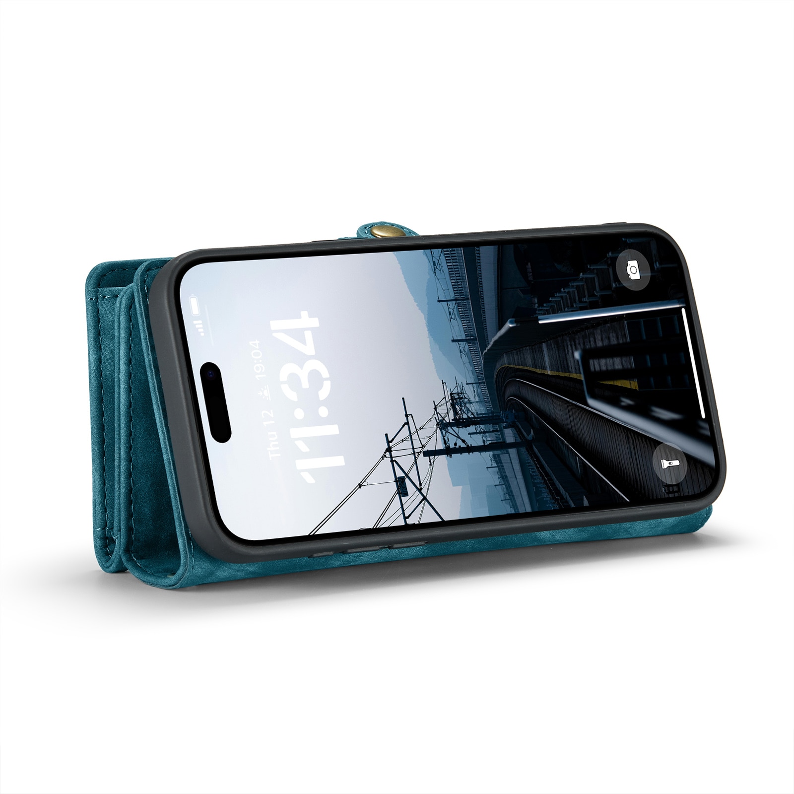 Cartera Multi-Slot iPhone 16 Pro azul