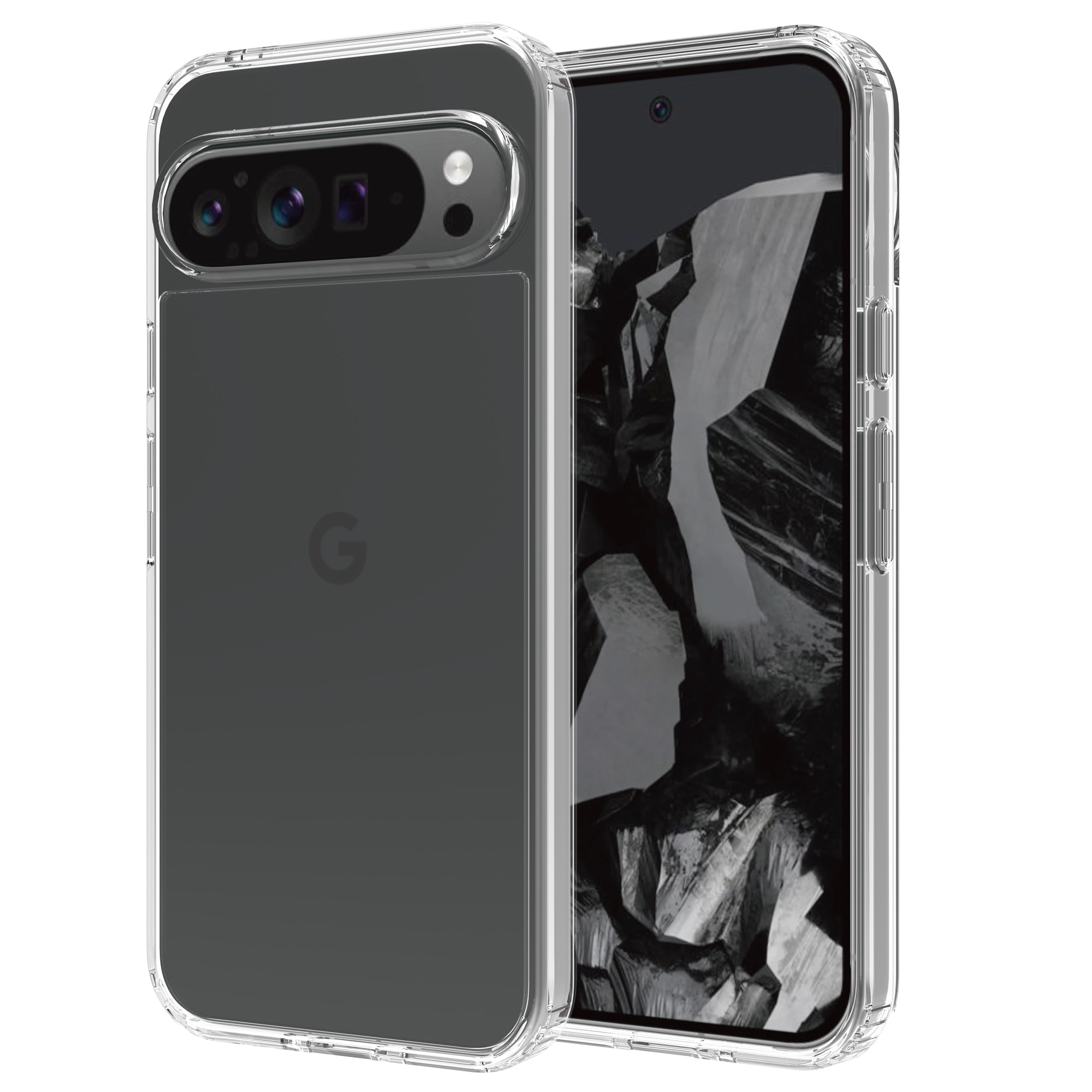 Funda Híbrida Crystal Hybrid Google Pixel 9 Pro XL transparente