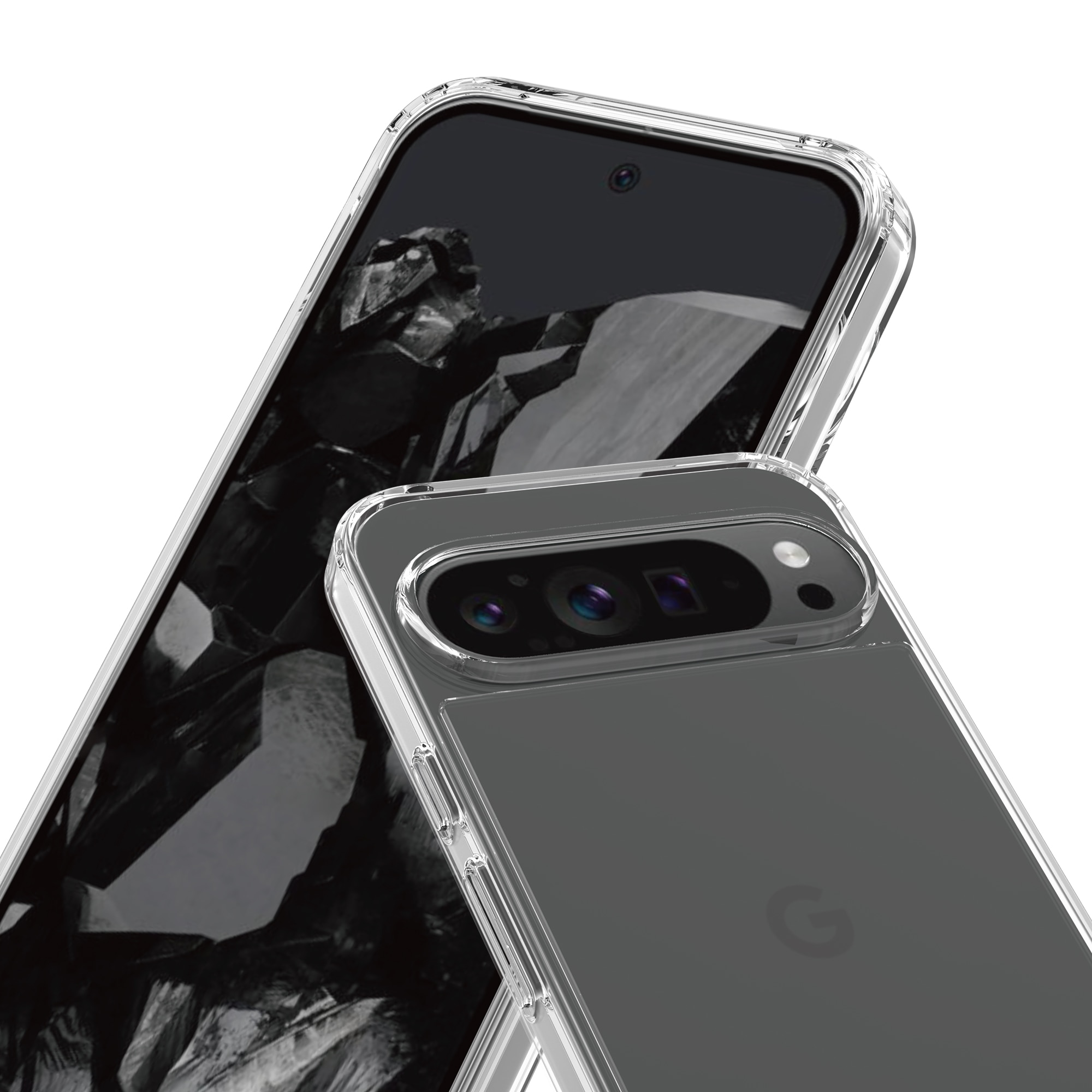 Funda Híbrida Crystal Hybrid Google Pixel 9 Pro XL transparente