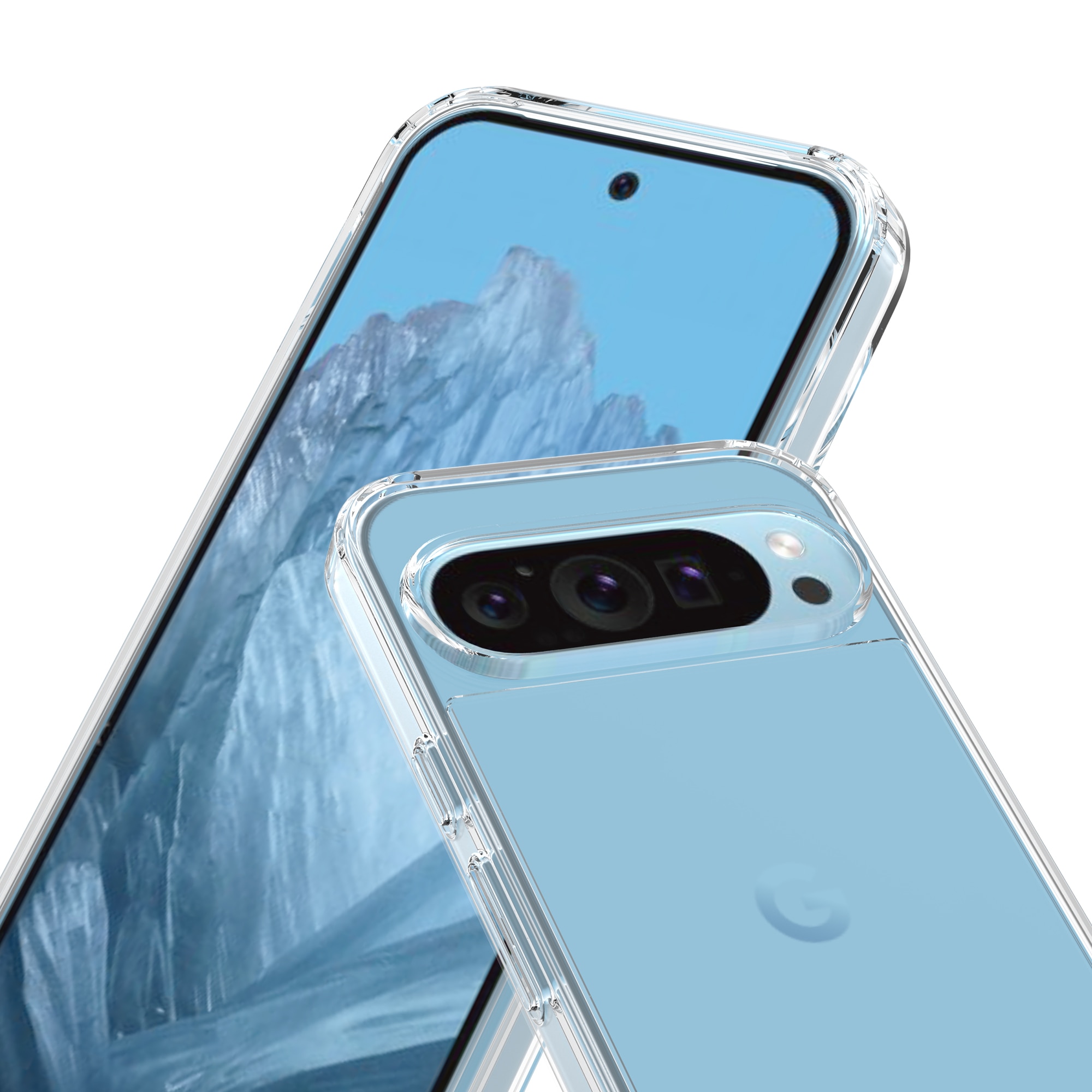 Funda Híbrida Crystal Hybrid Google Pixel 9 transparente