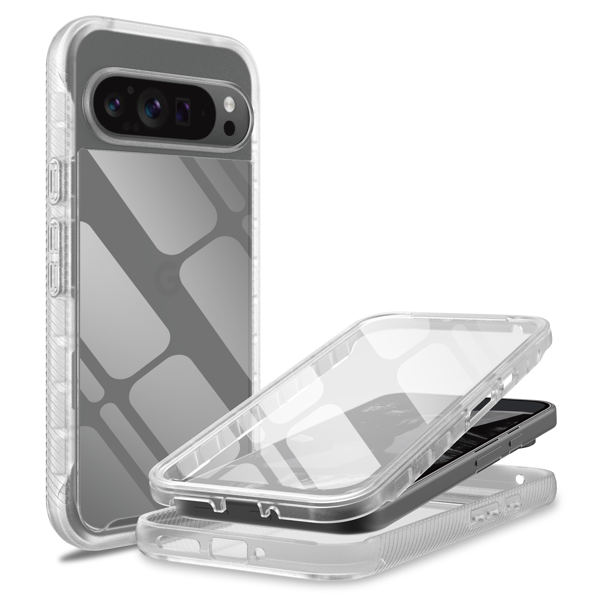 Funda Full Protection Google Pixel 9 Pro XL transparente