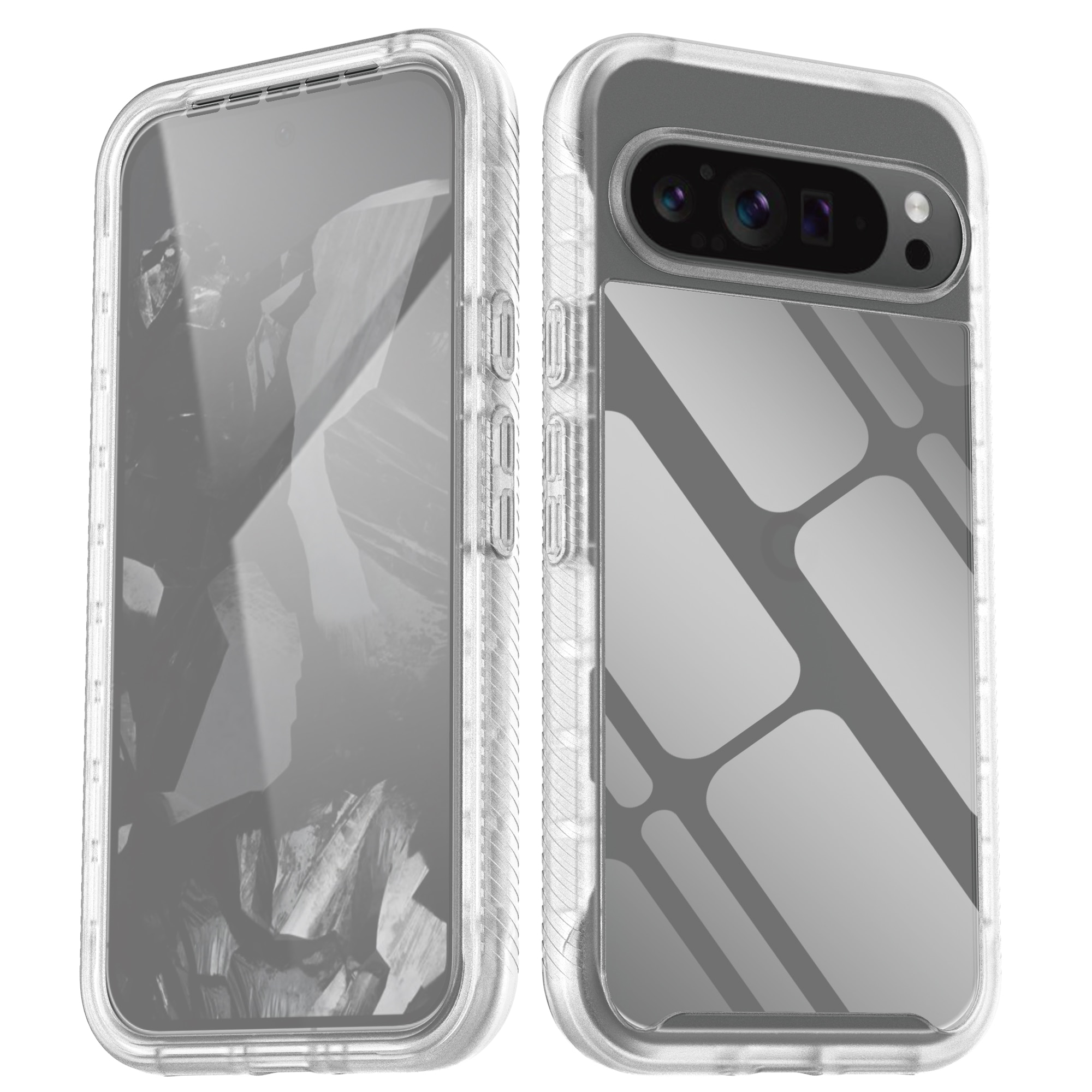 Funda Full Protection Google Pixel 9 Pro XL transparente