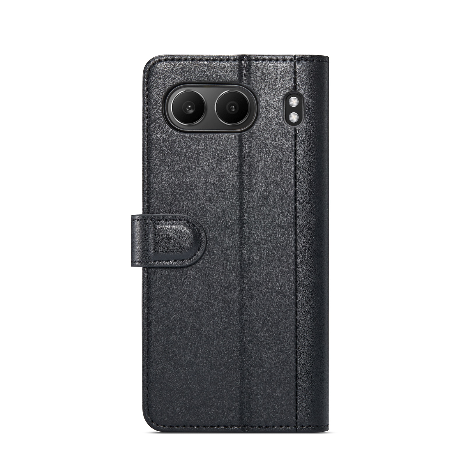 Funda de cuero genuino OnePlus Nord 4, negro