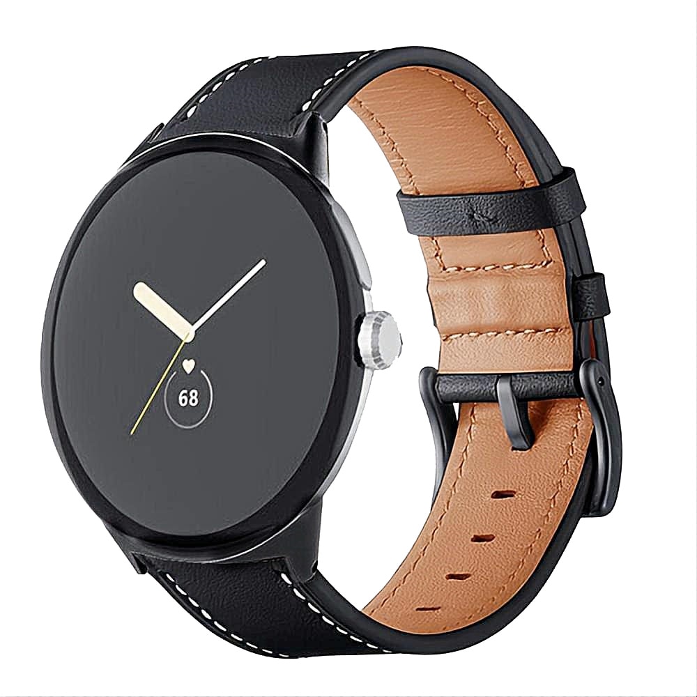 Correa de Piel Google Pixel Watch 3 41mm negro