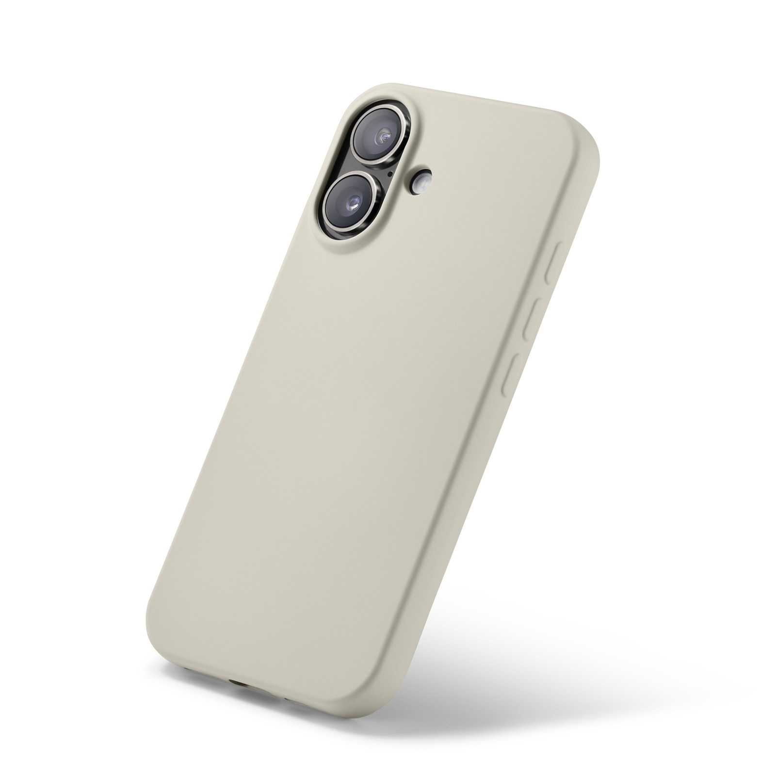 Funda TPU resistente a los golpes iPhone 16 Beige