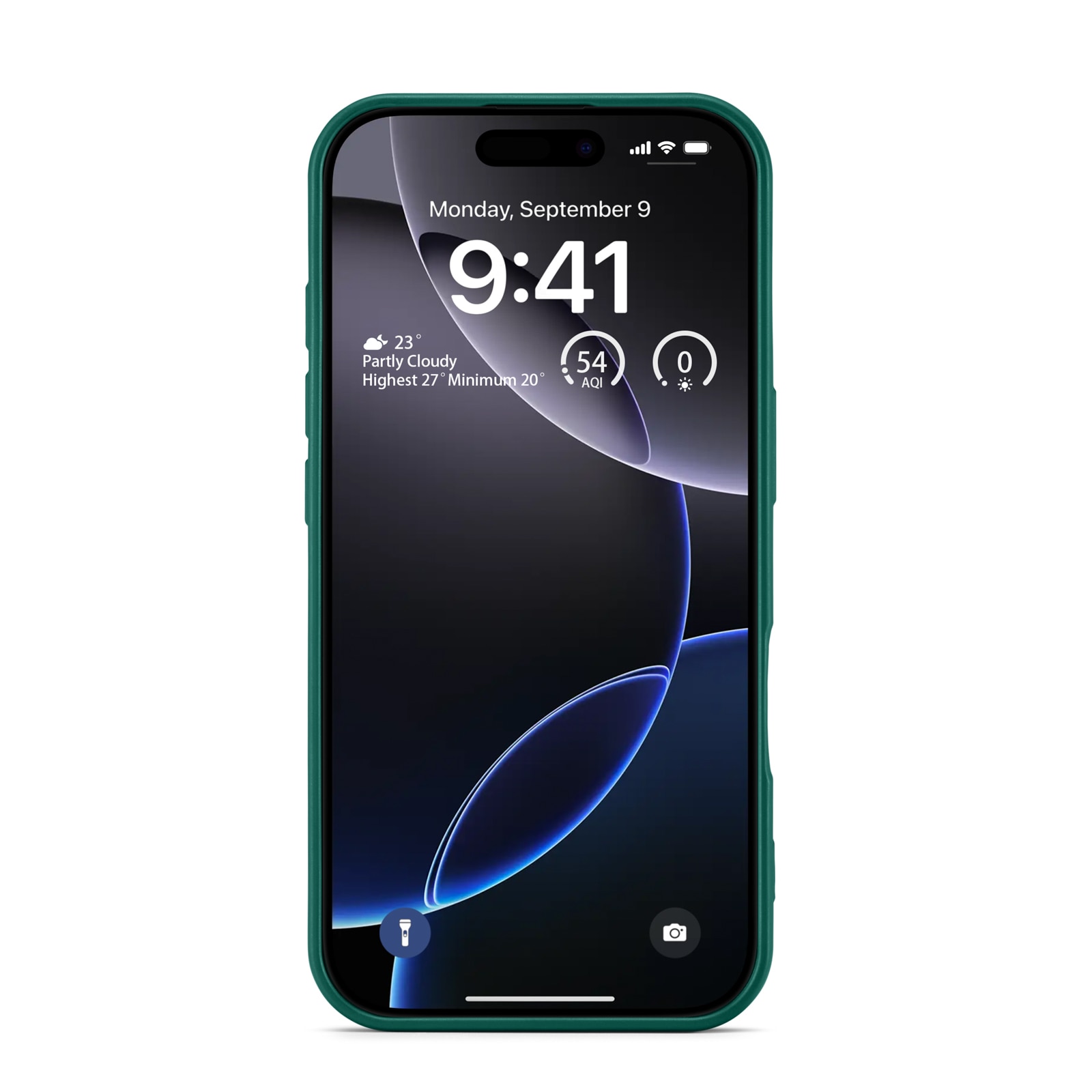 Funda TPU iPhone 16 Pro Max verde oscuro