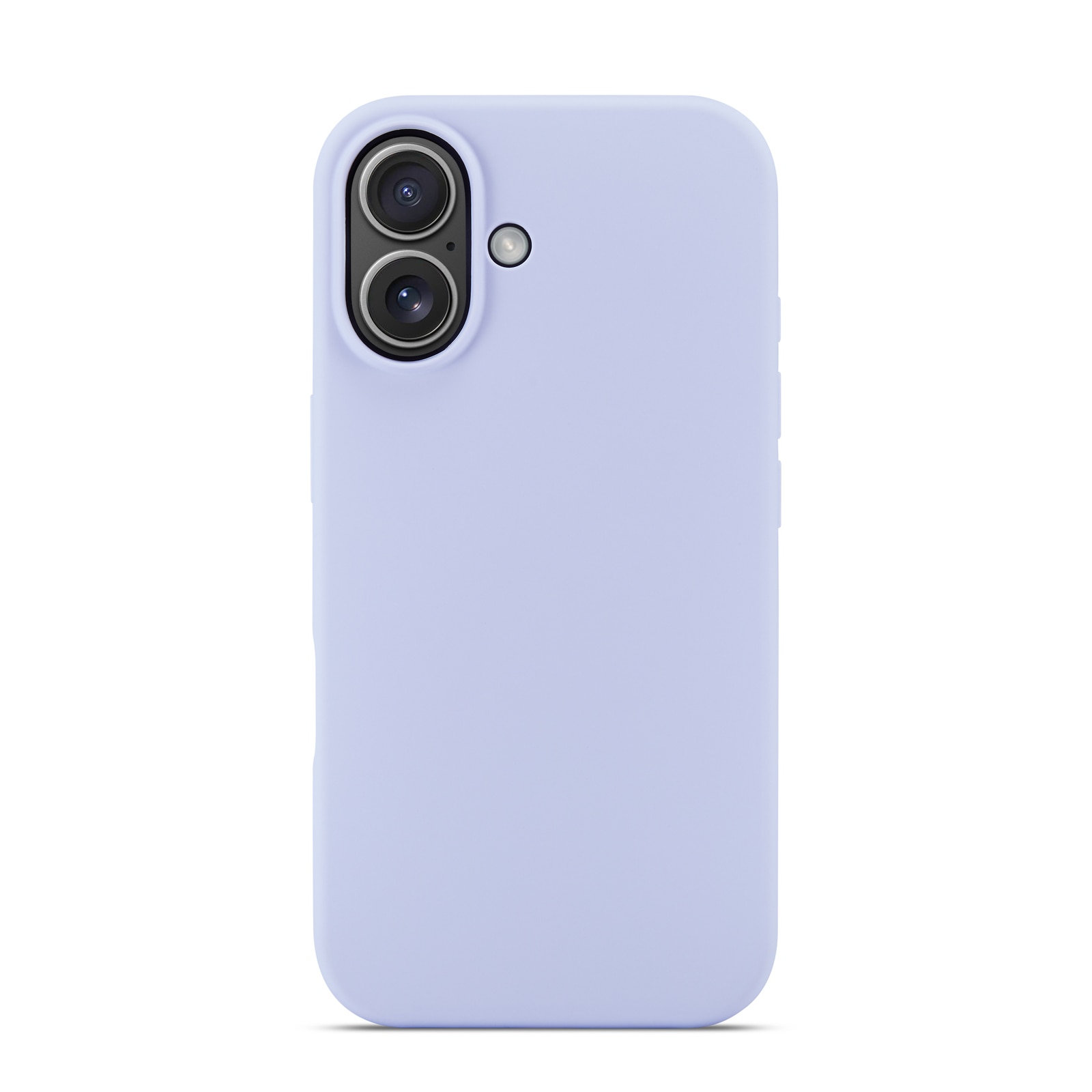 Funda de silicona iPhone 16 violeta