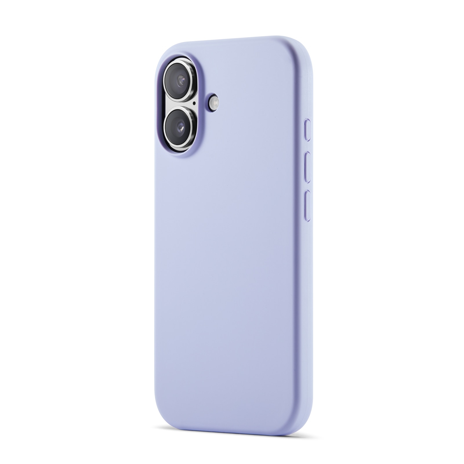 Funda de silicona iPhone 16 violeta