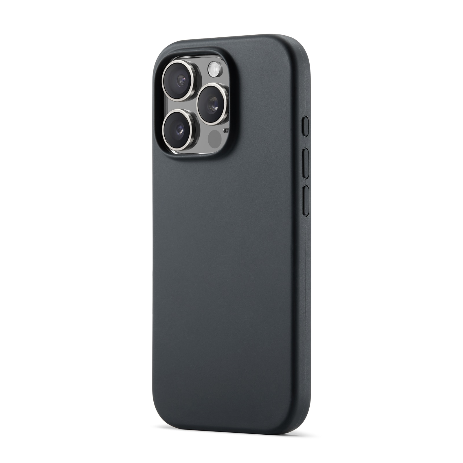 Funda de silicona iPhone 16 Pro Max negro