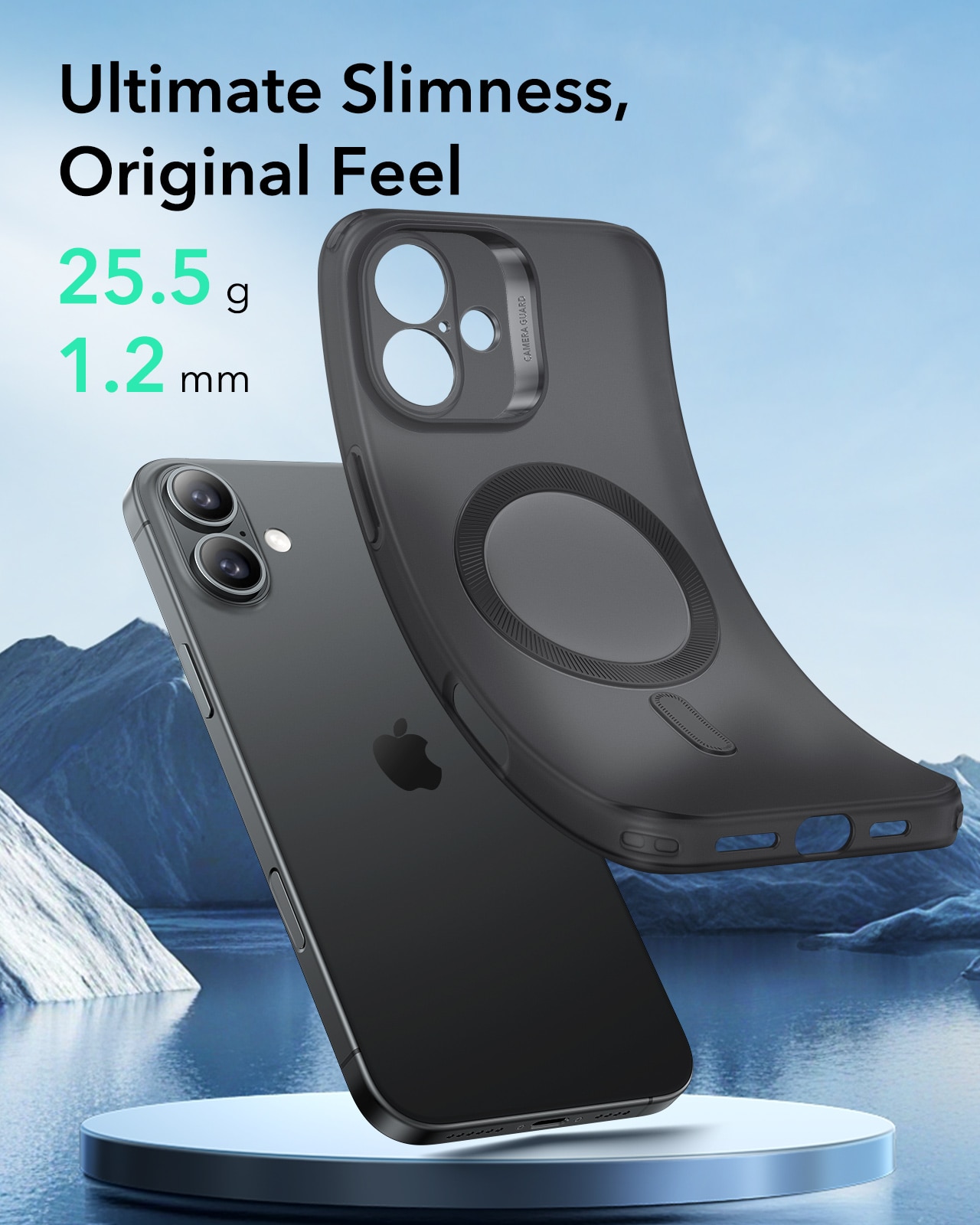 Funda Project Zero iPhone 16 Frosted Black