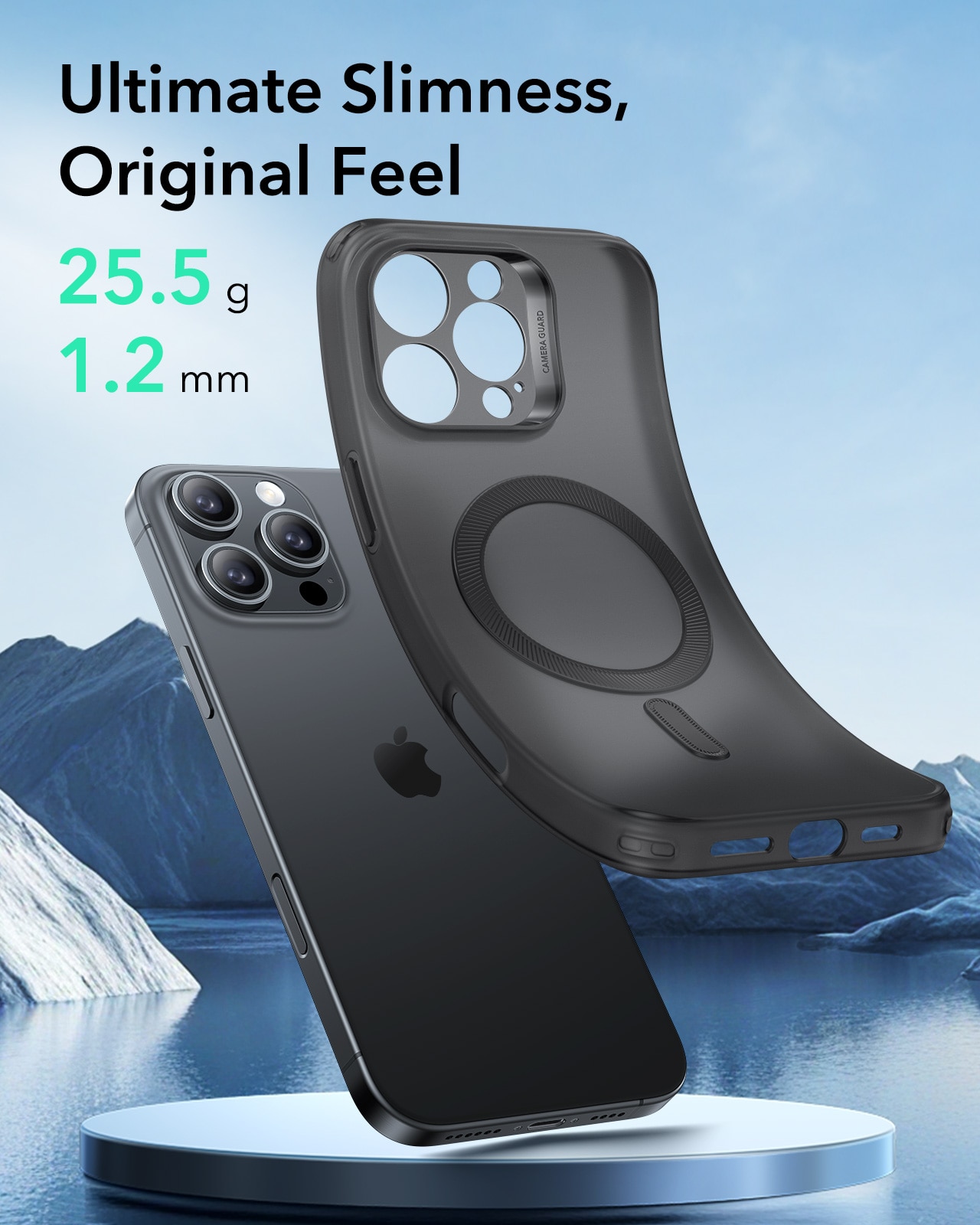 Funda Project Zero iPhone 16 Pro Frosted Black