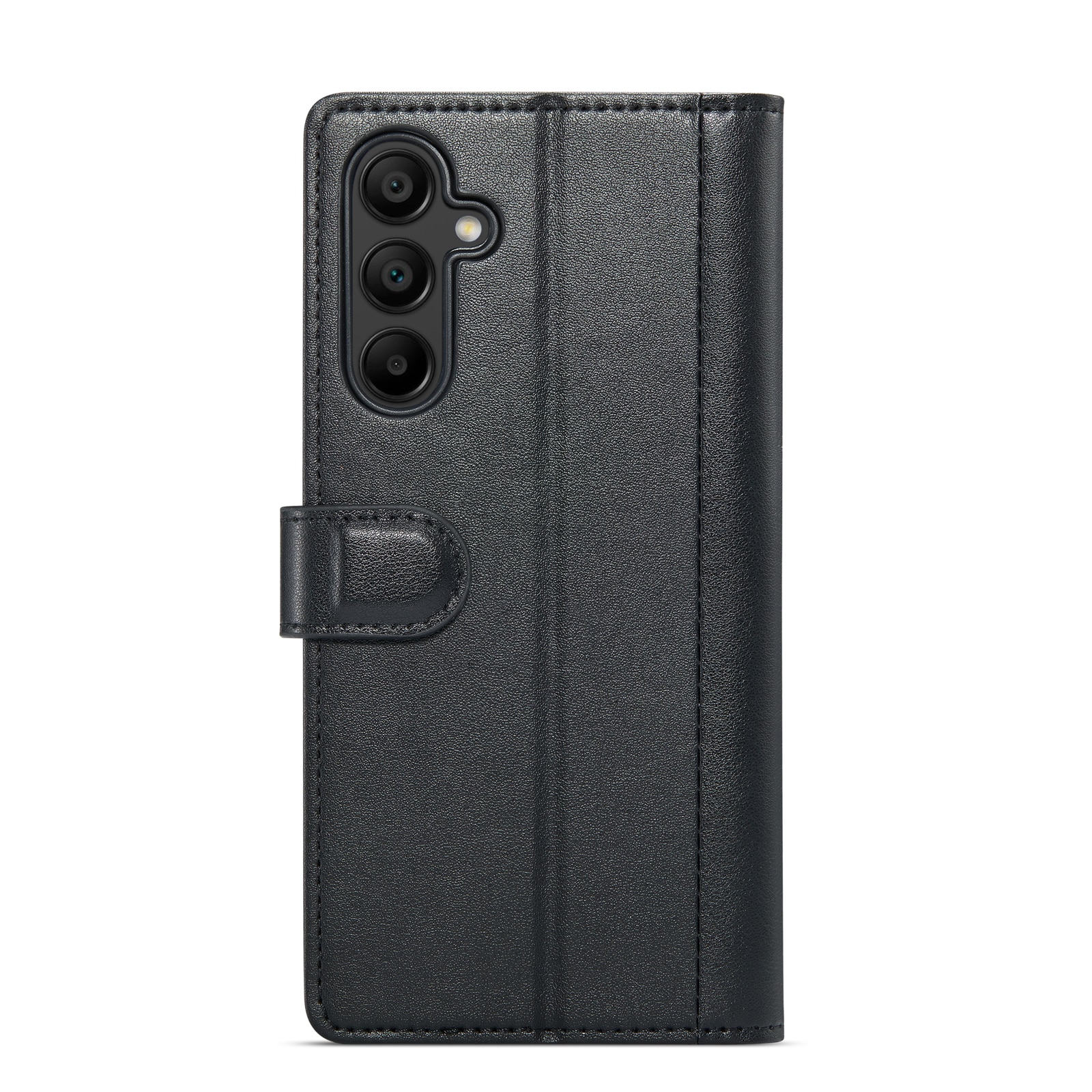 Funda de cuero genuino Samsung Galaxy A16, negro