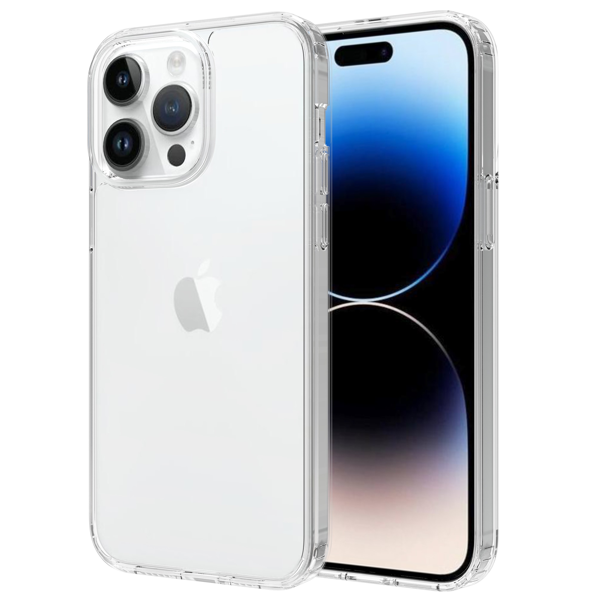 Funda híbrida para iPhone 14 Pro Max transparente