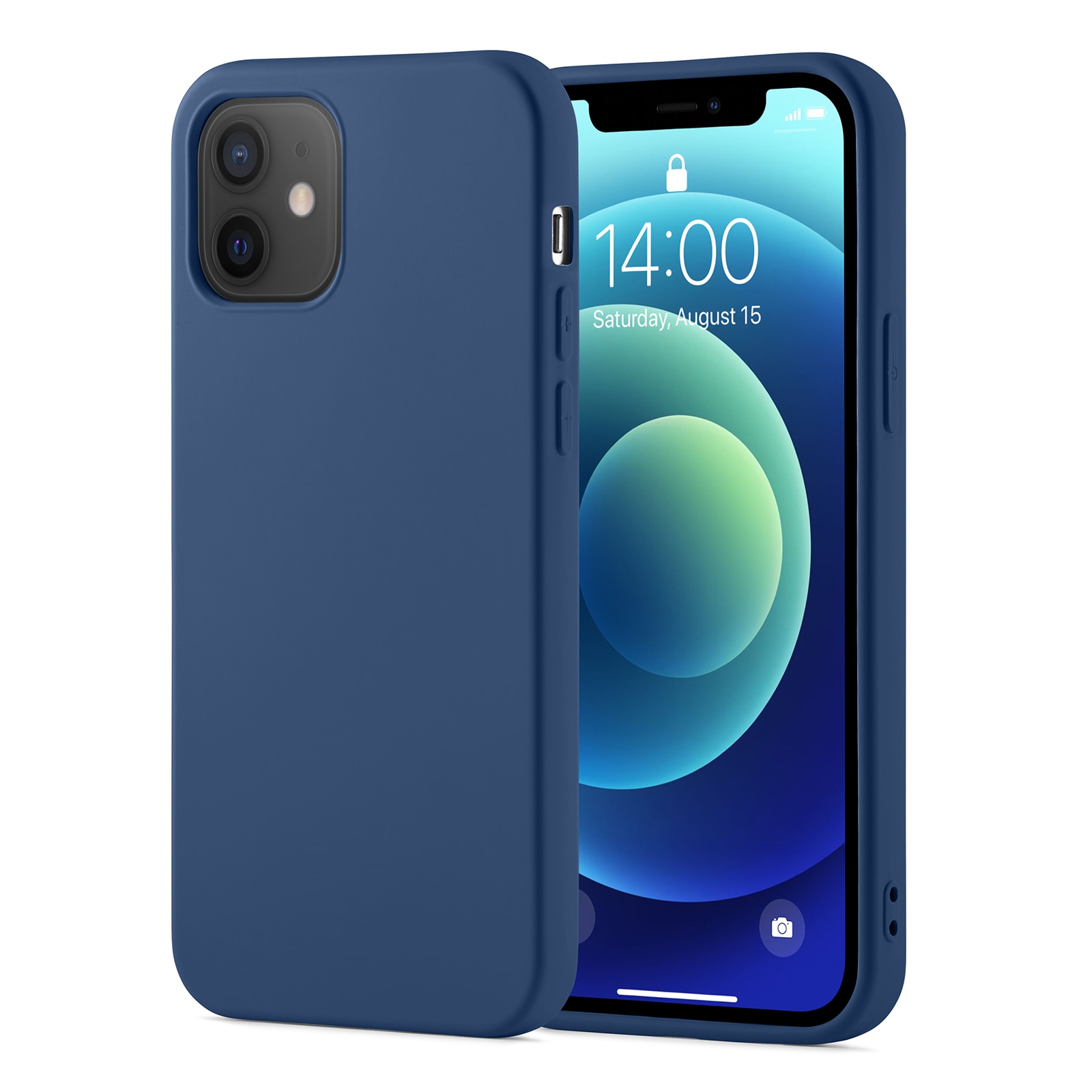 Funda TPU iPhone 12/iPhone 12 Pro azul oscuro