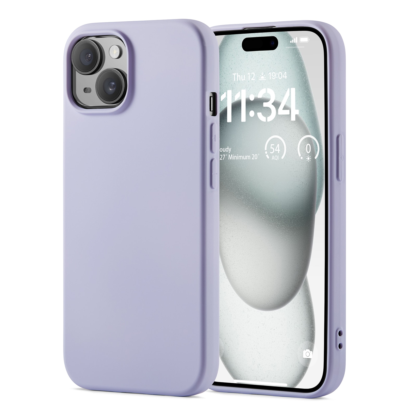 Funda TPU iPhone 15 violeta