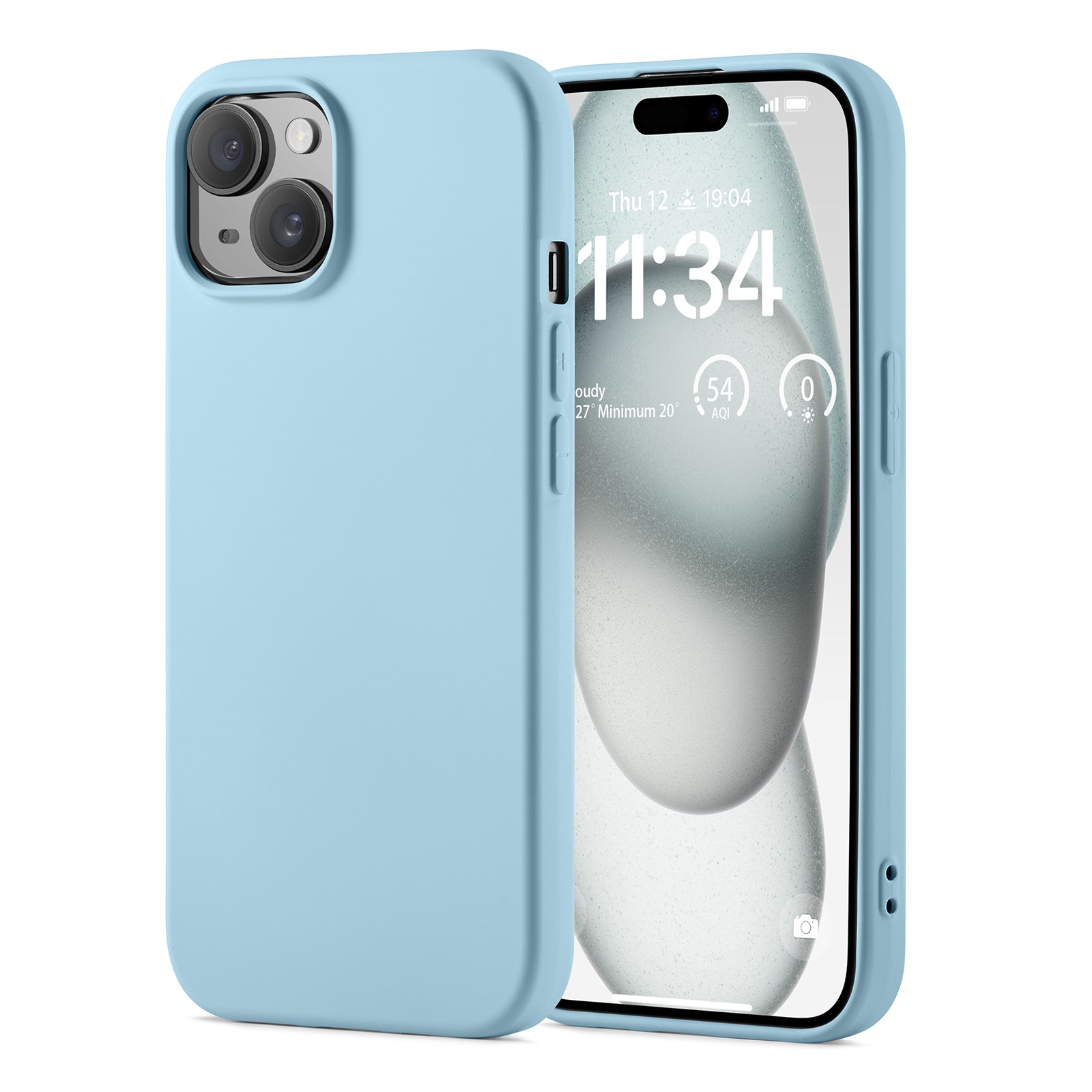 Funda TPU iPhone 15 azul