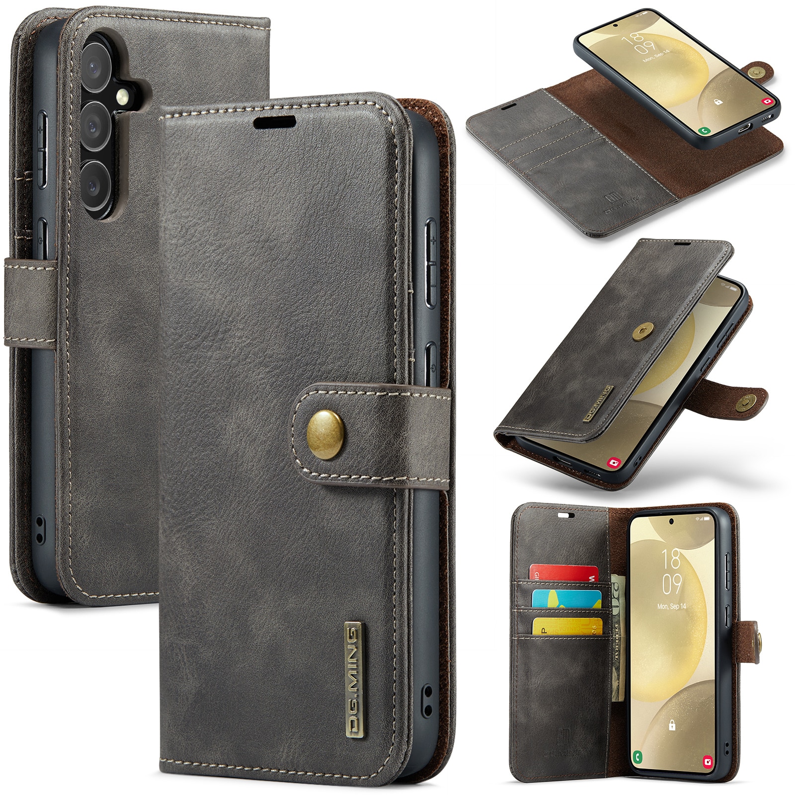 Cartera Magnet Wallet Samsung Galaxy A56 Cognac