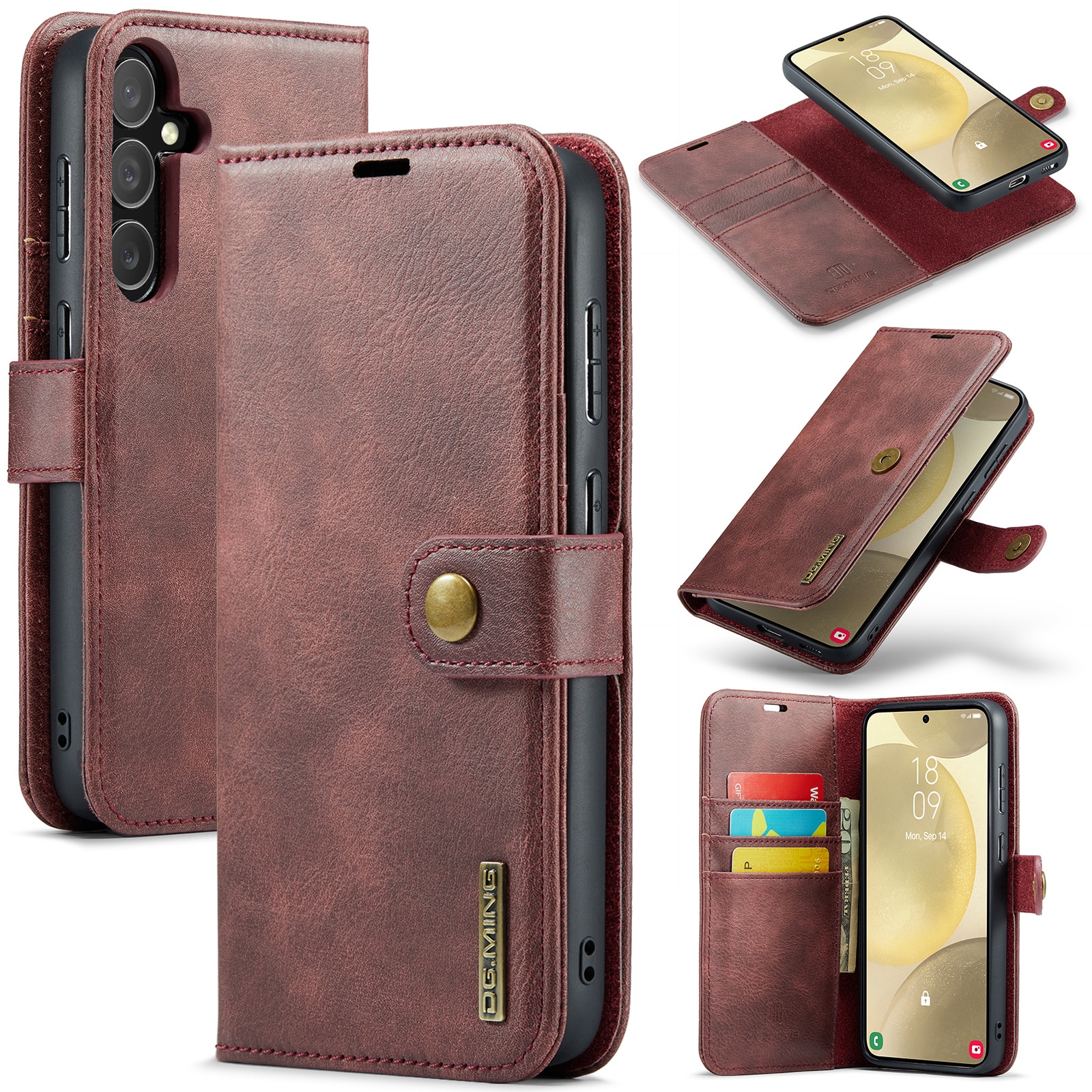 Cartera Magnet Wallet Samsung Galaxy A56 Cognac