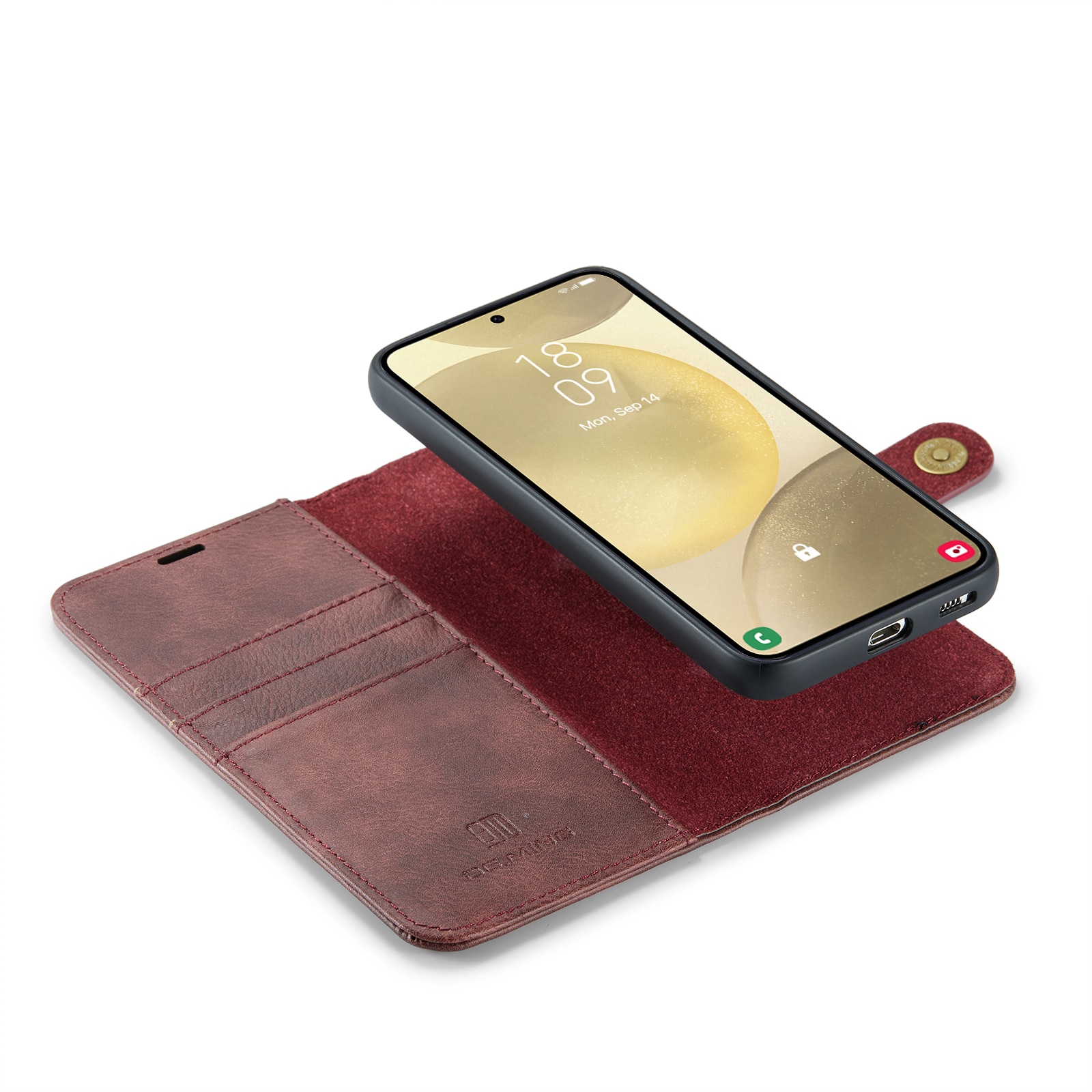 Cartera Magnet Wallet Samsung Galaxy A56 Cognac