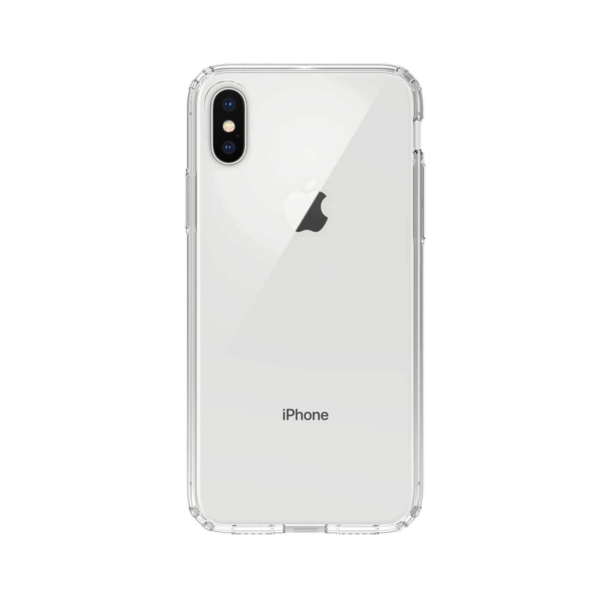 Funda híbrida para iPhone X/XS transparente