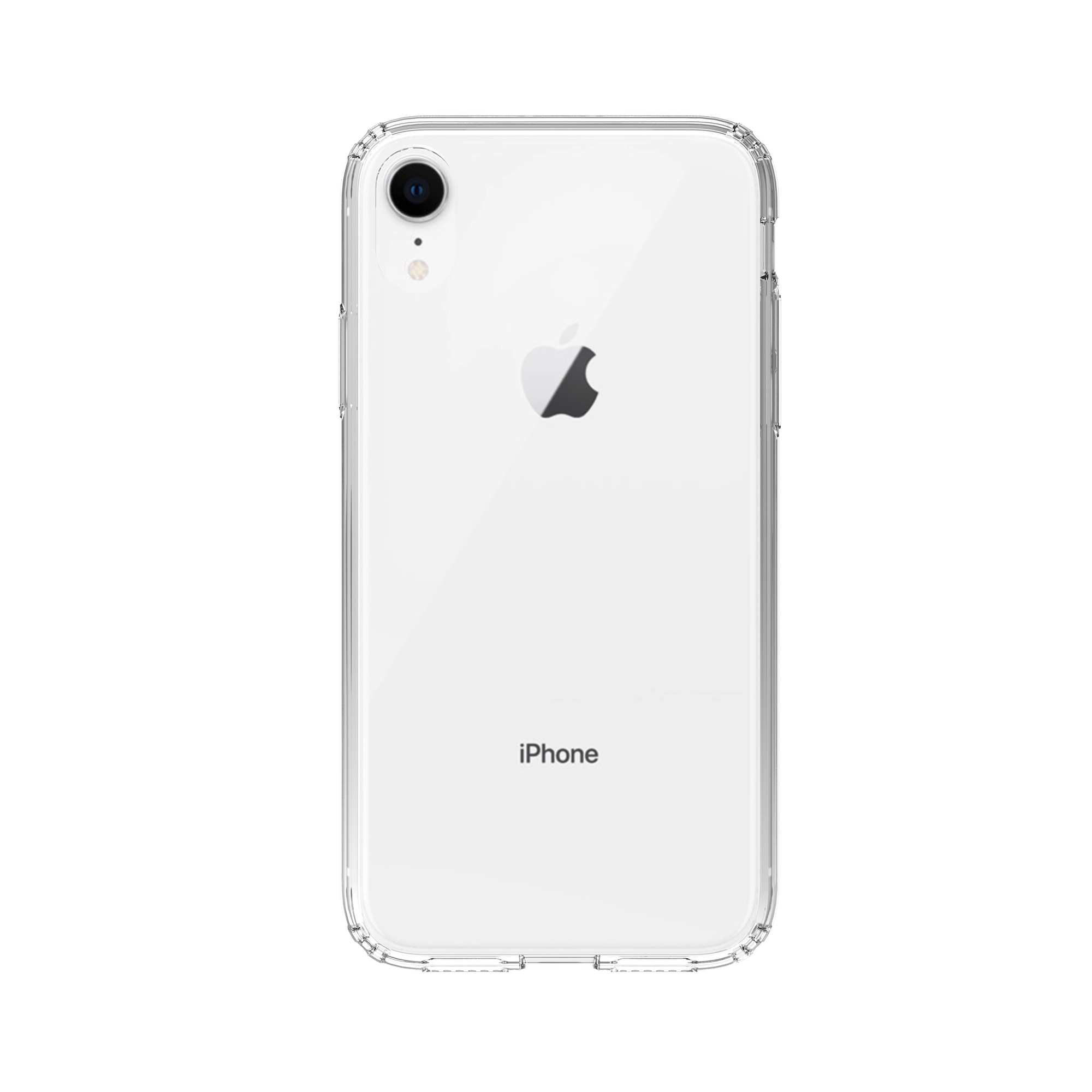 Funda híbrida para iPhone Xr transparente