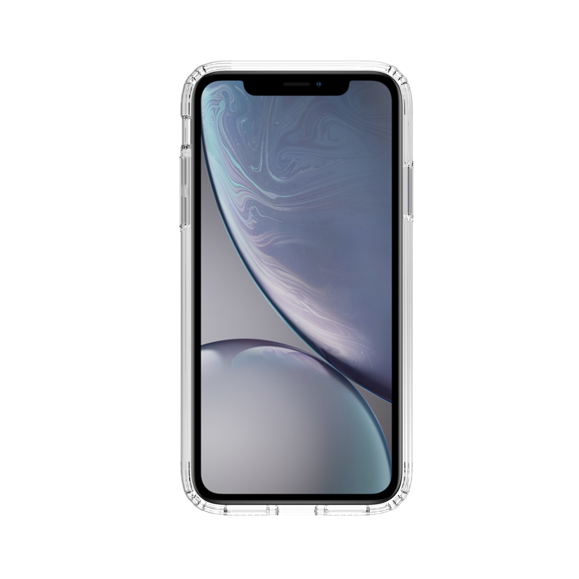 Funda híbrida para iPhone Xr transparente