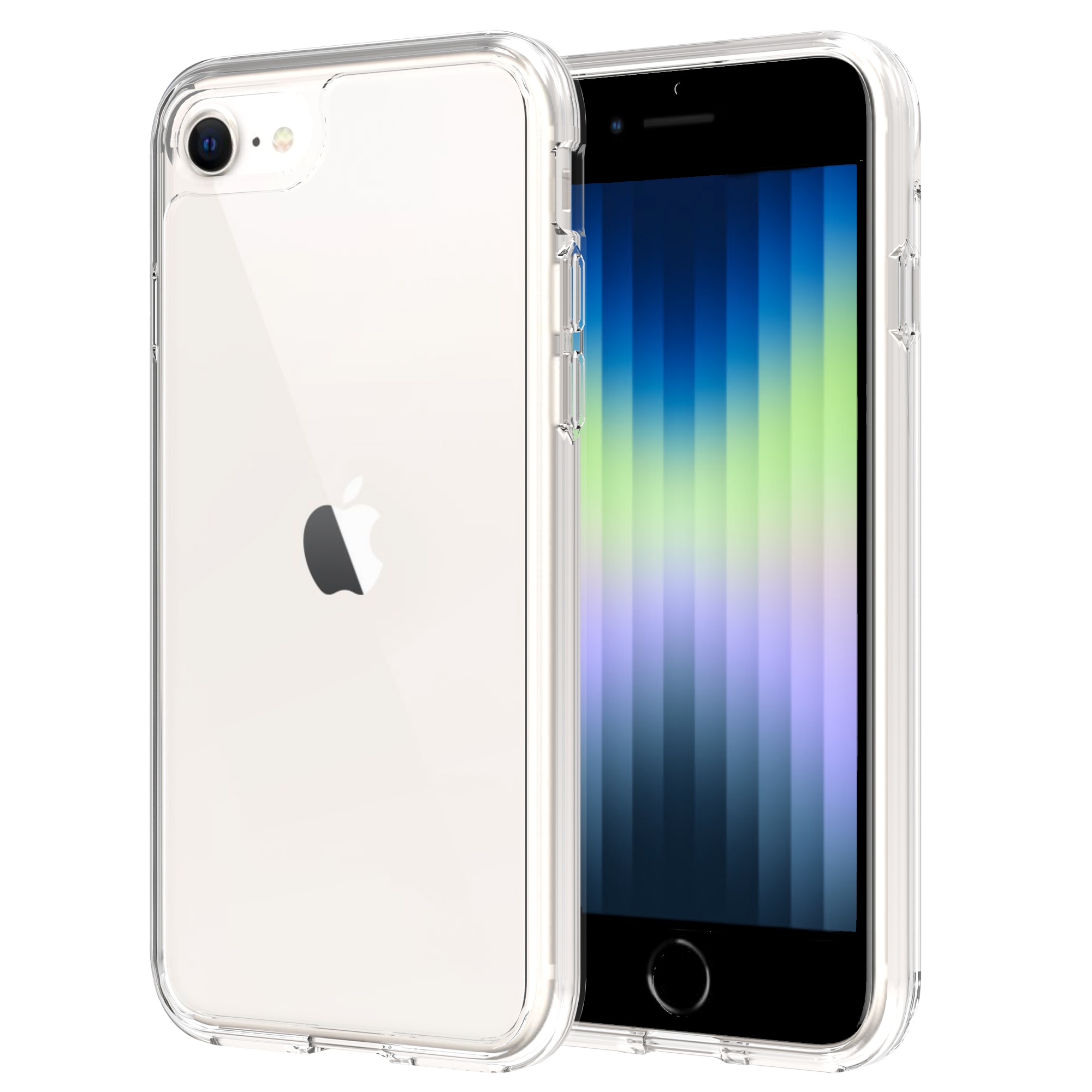 Funda híbrida para iPhone 7 transparente